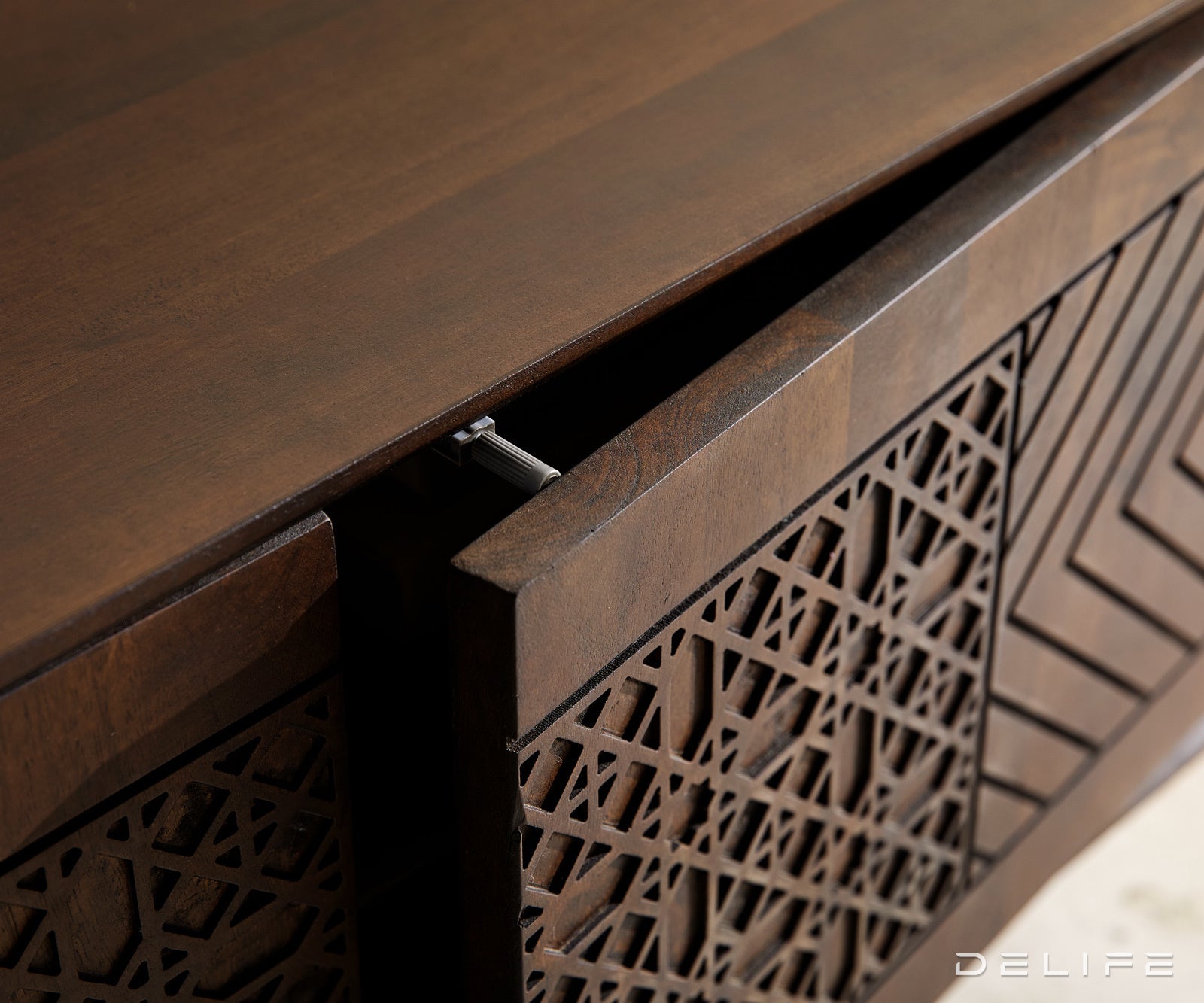 Komoda Manjula 200x35cm, Materijal: Mango