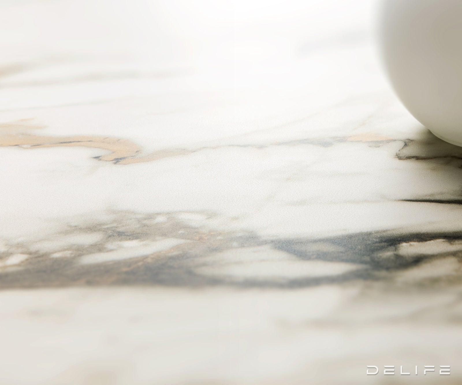 Blagovaonski stol Edge 240x120cm, Materijal: Keramika Calacatta Luxe