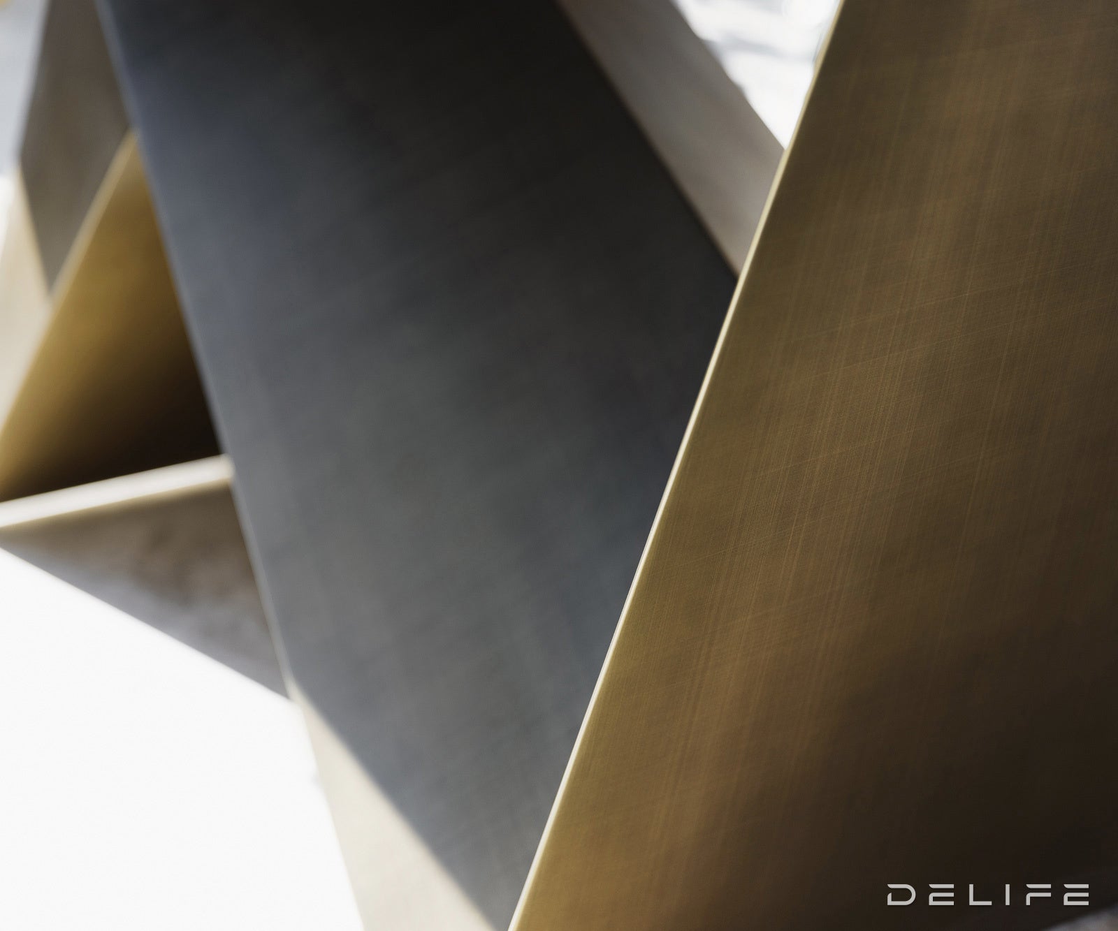 Blagovaonski stol Edge 300x100cm, Materijal: Keramika Laminam Onice Oro