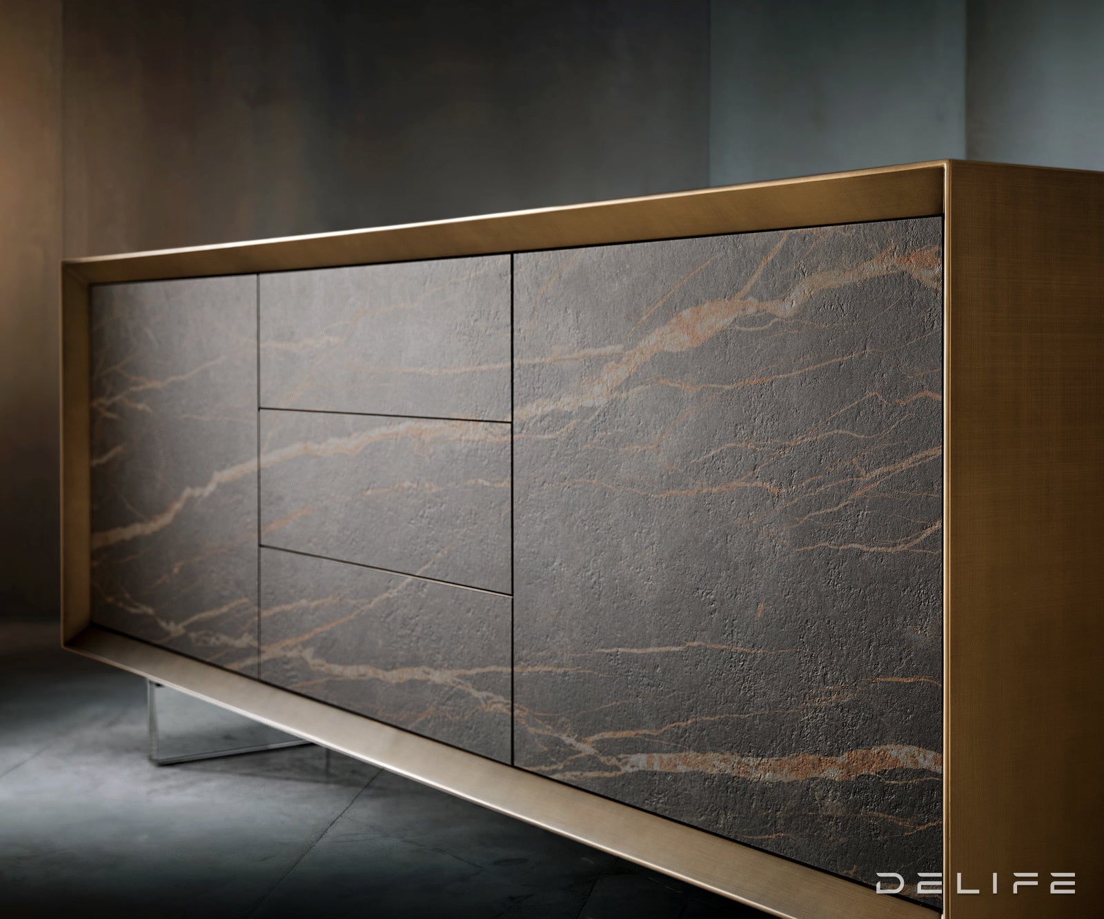 Komoda Yori 203x50cm, Materijal: MDF