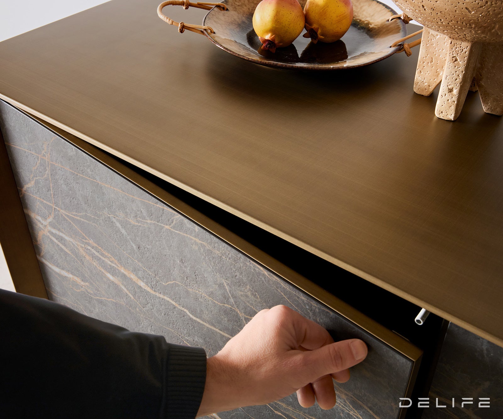 Komoda Yori 203x50cm, Materijal: MDF