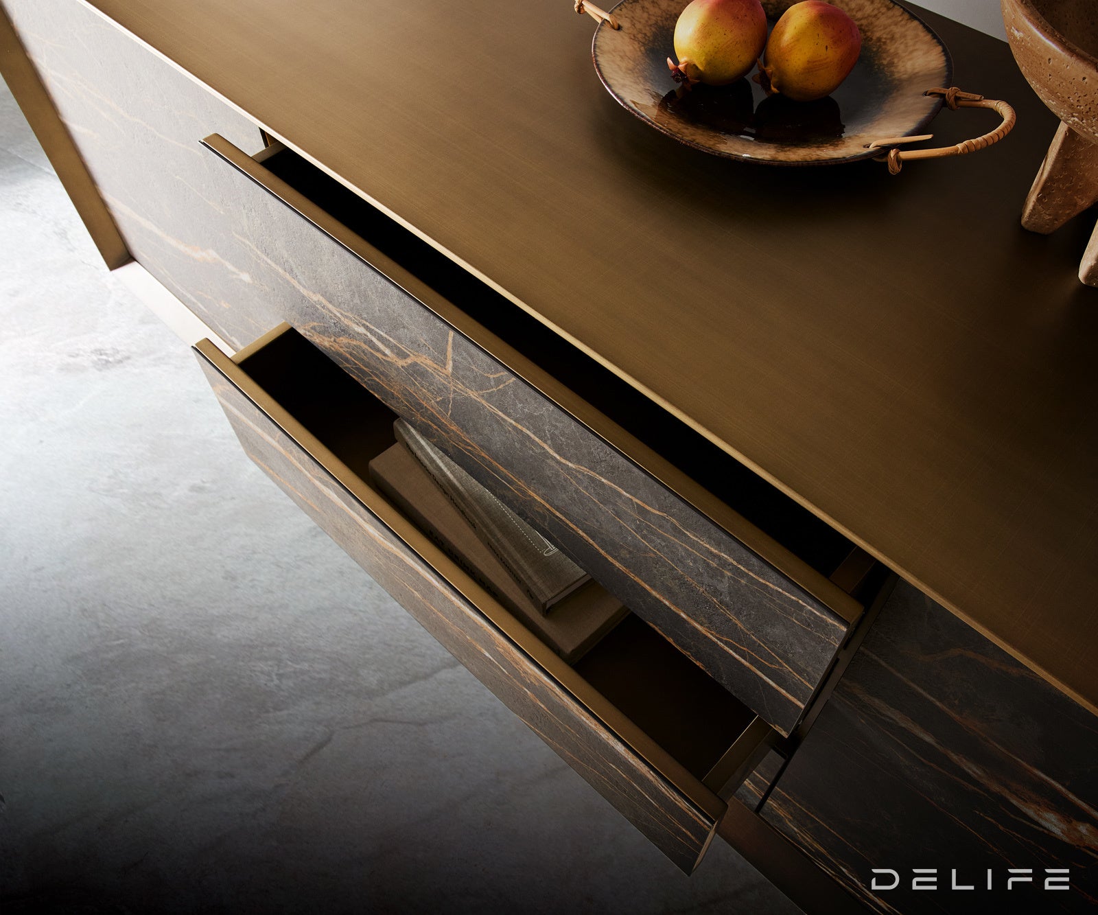 Komoda Yori 203x50cm, Materijal: MDF