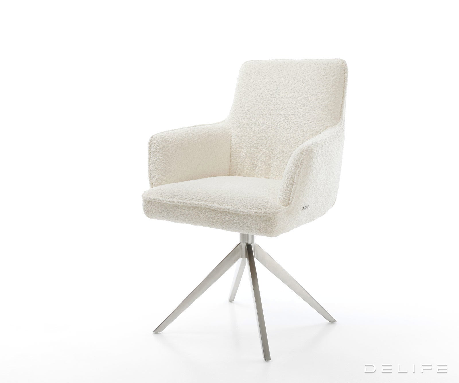 Blagovaonska stolica Heira S Rukonaslonom, Materijal: Boucle