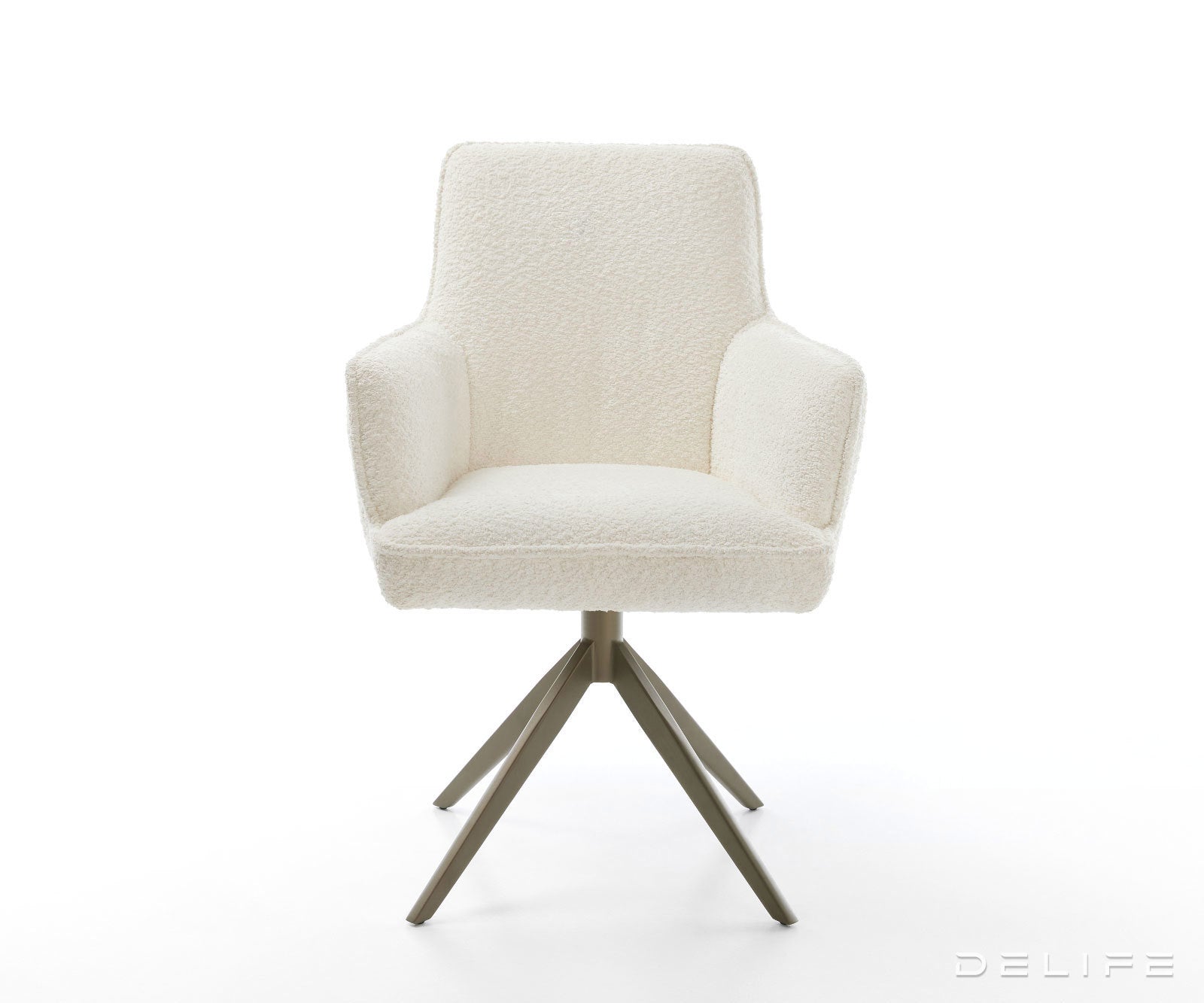 Blagovaonska stolica Heira S Rukonaslonom, Materijal: Boucle