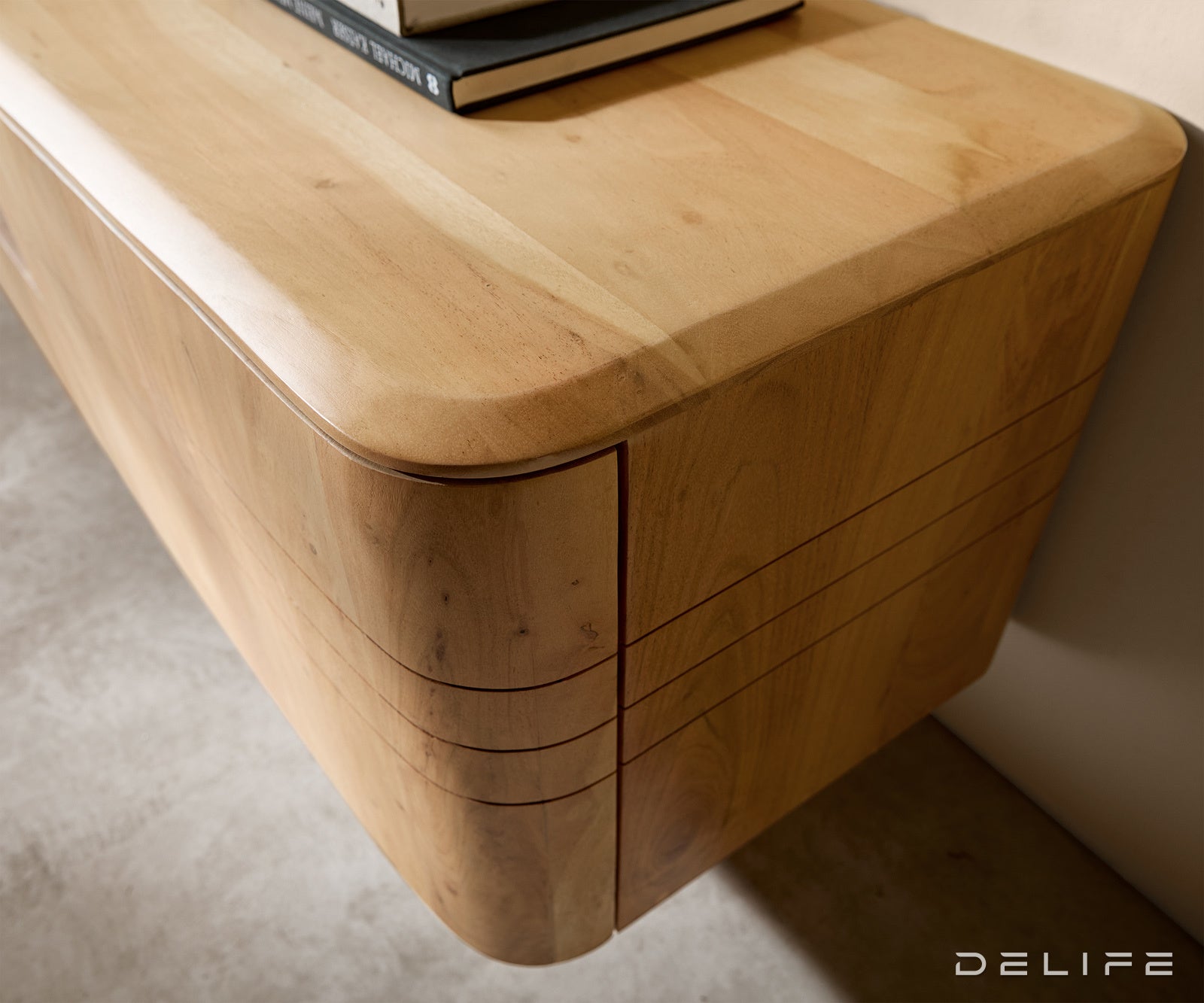 TV Komoda Nagaru 220 cm, Materijal: Bagrem