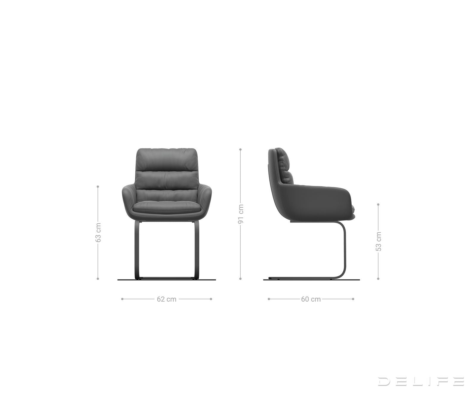 Blagovaonska stolica Abelia, Materijal: Chenille