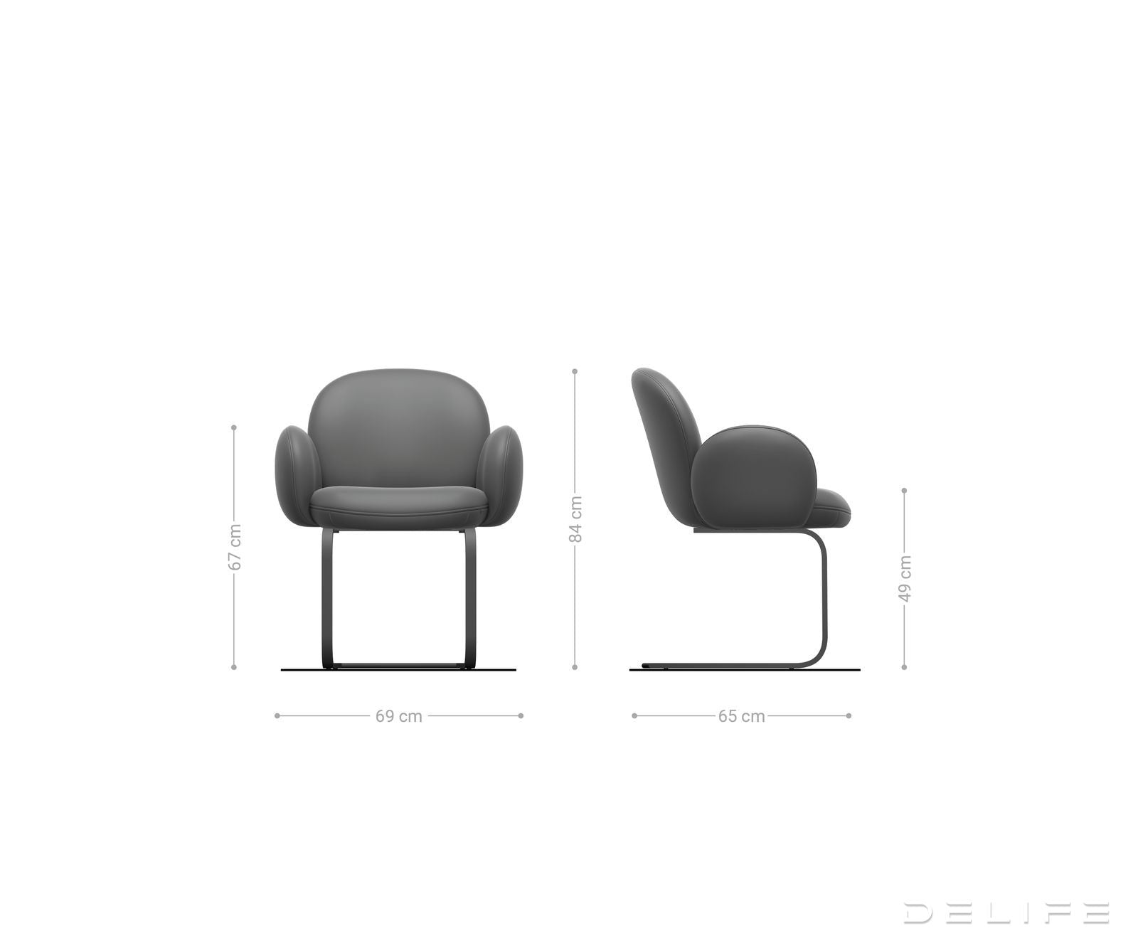 Blagovaonska stolica Nube-Flex, Materijal: Chenille