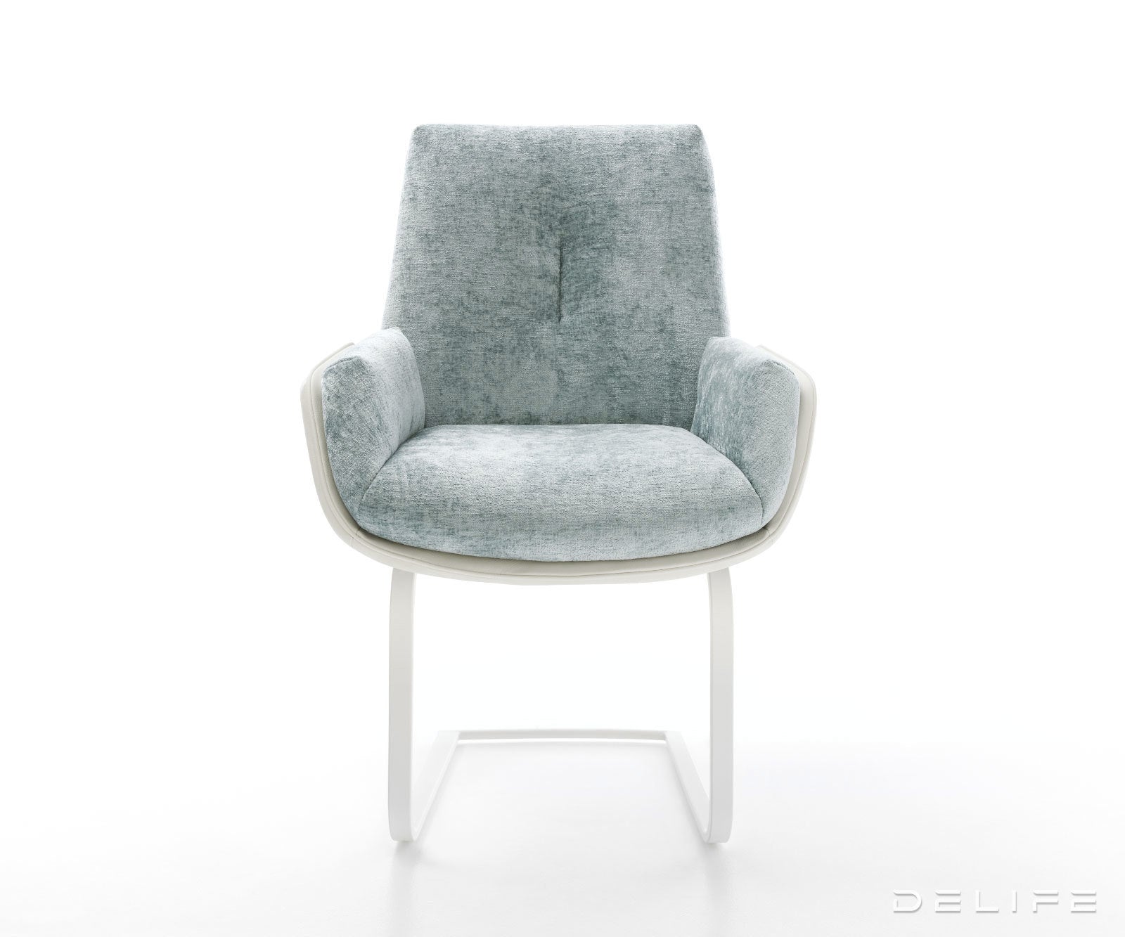 Blagovaonska Stolica Clea, Materijal: Chenille/Koža