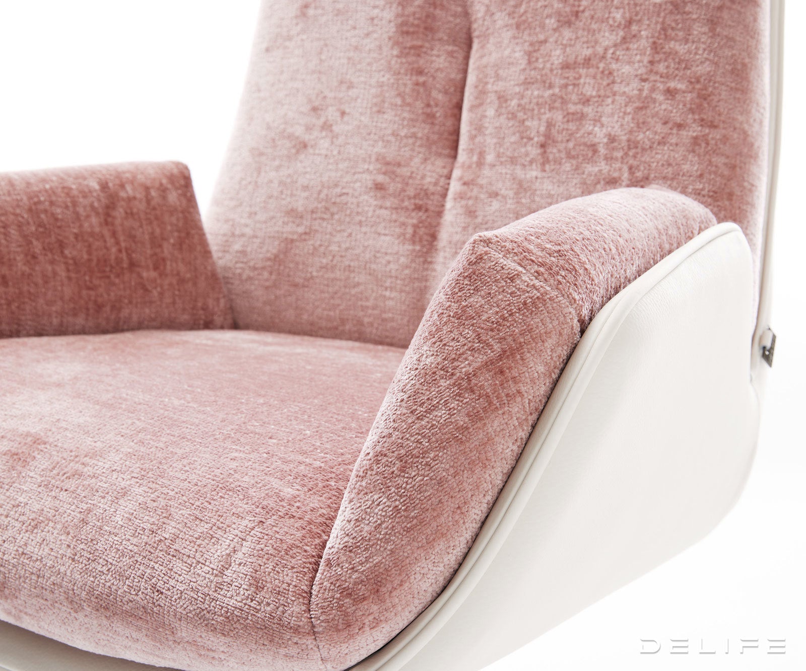 Blagovaonska Stolica Clea, Materijal: Chenille/Koža