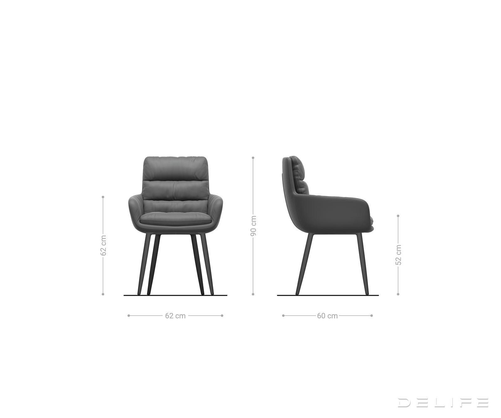 Blagovaonska stolica Abelia, Materijal: Chenille