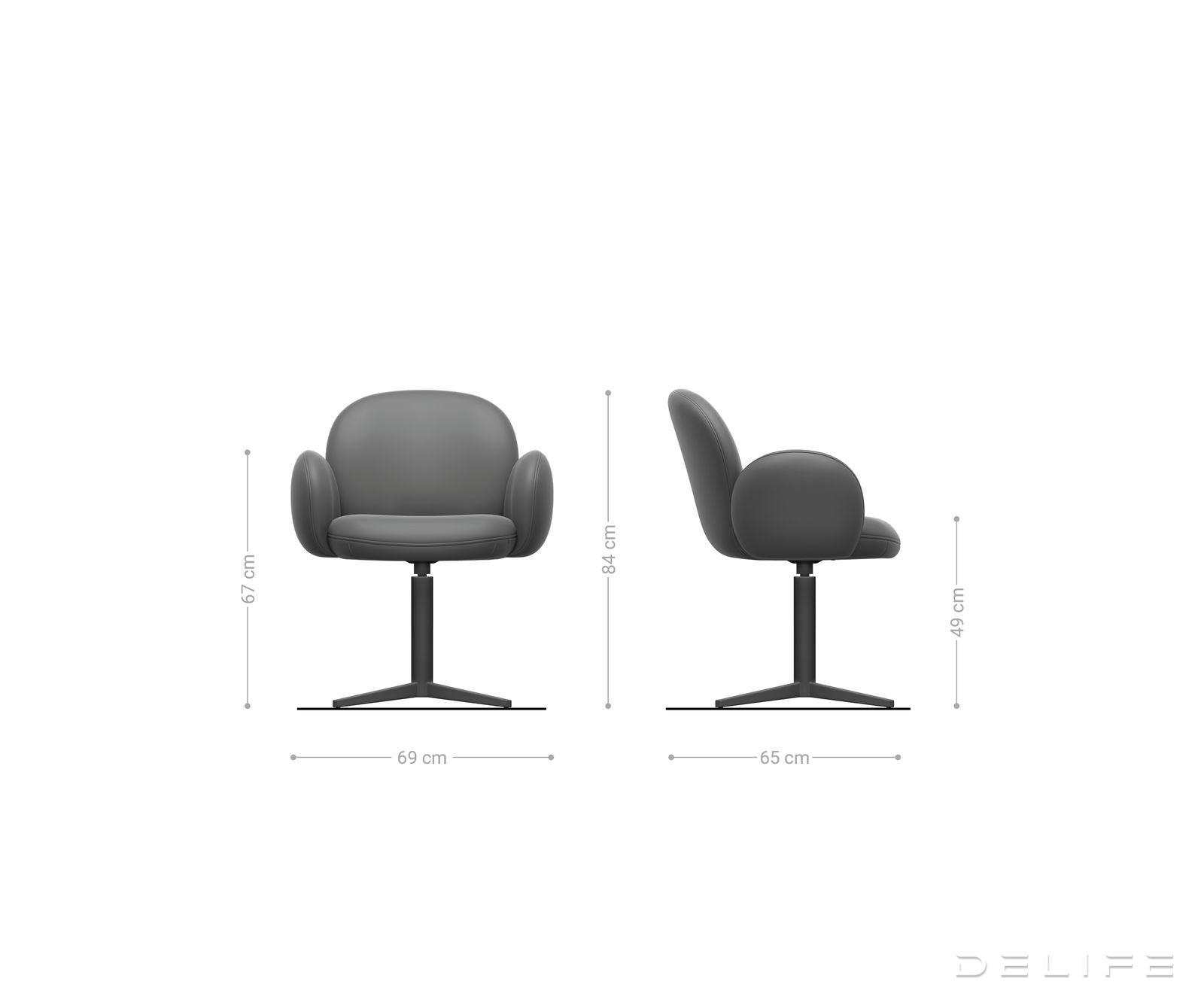 Blagovaonska stolica Nube-Flex, Materijal: Chenille