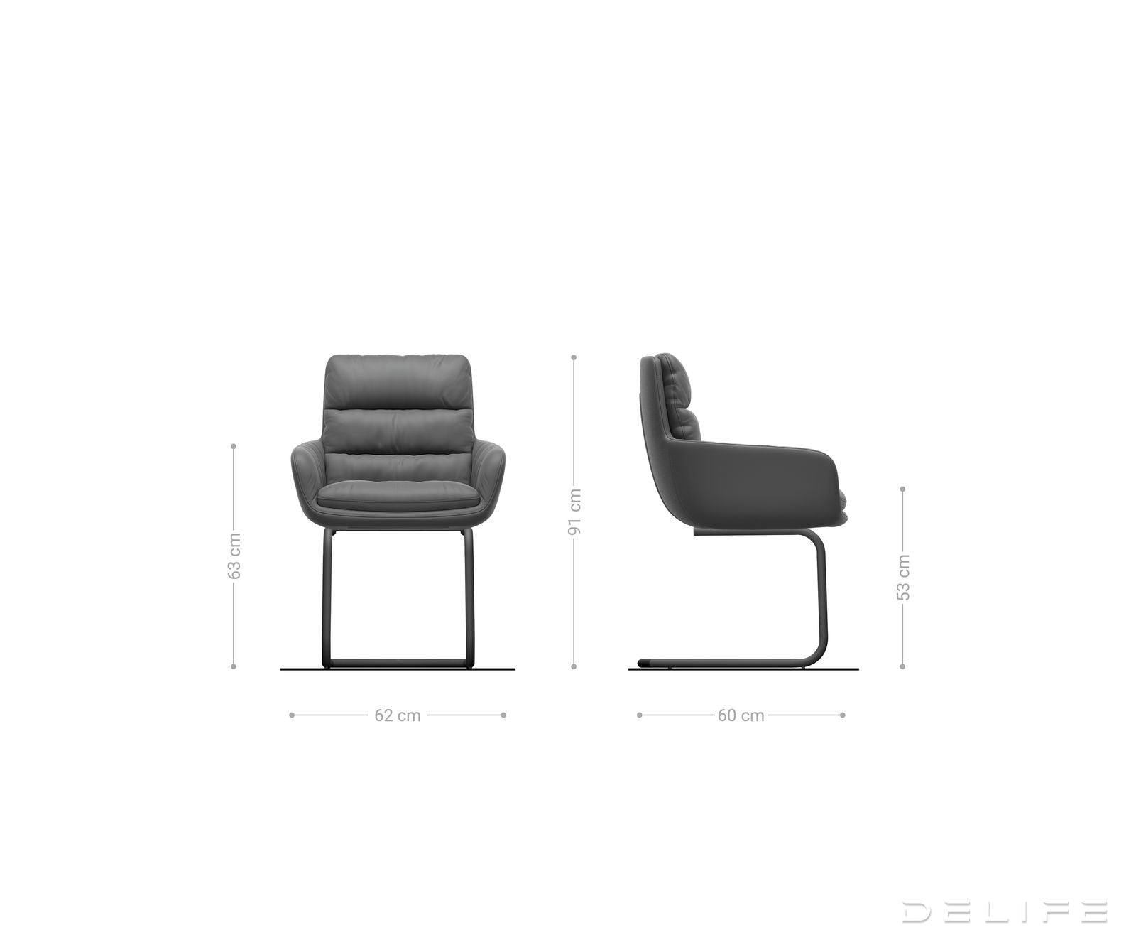 Blagovaonska stolica Abelia, Materijal: Chenille