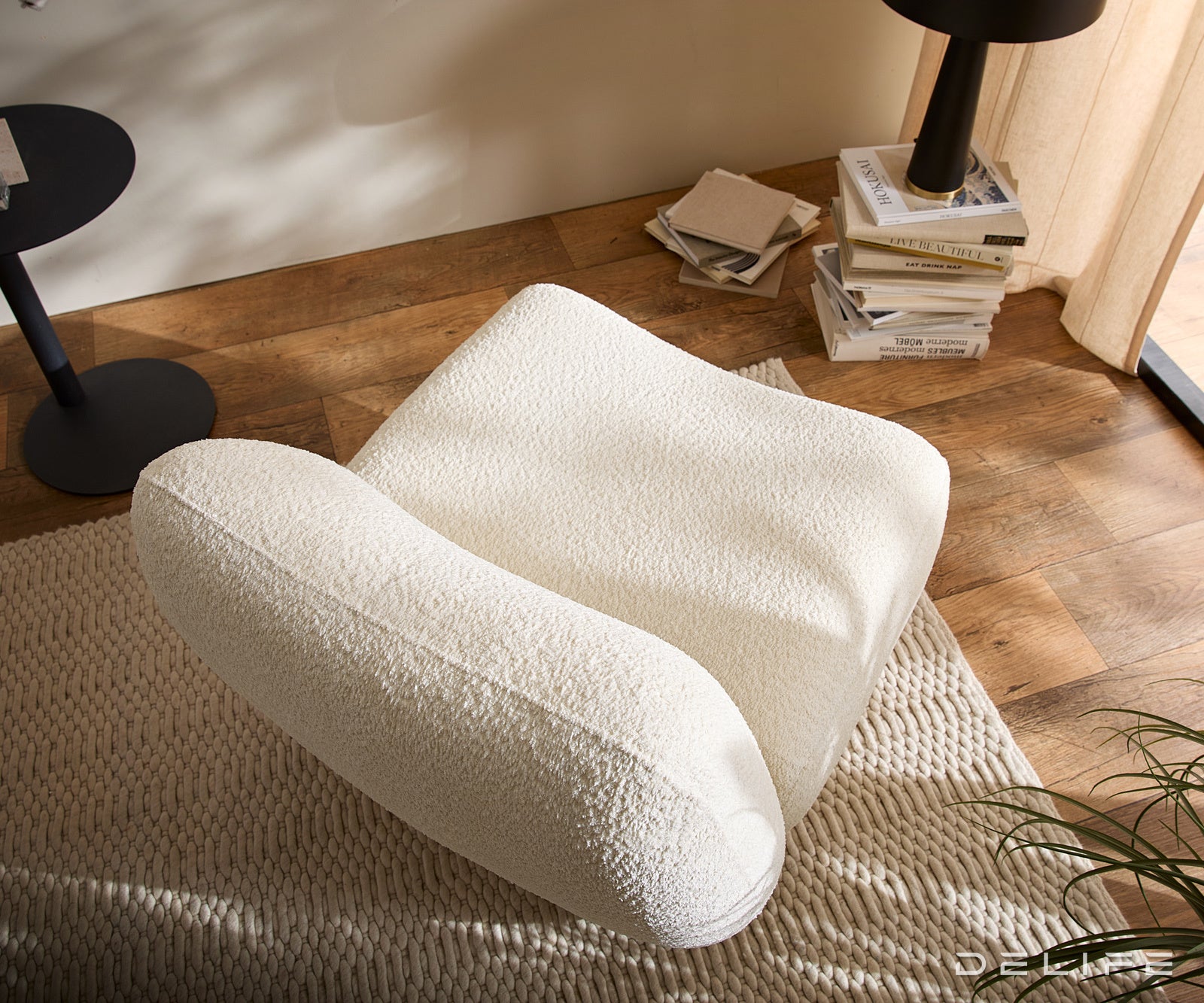 Fotelja Zena 75x84cm, Materijal: Teddy tkanina