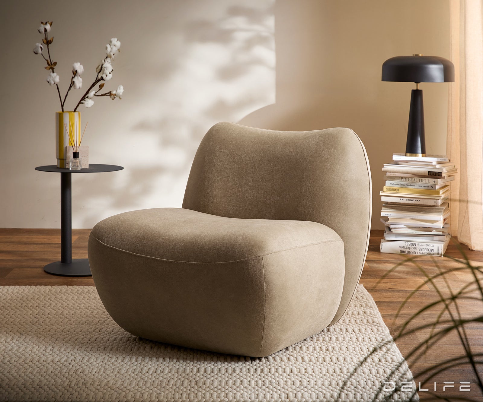 Fotelja Zena 75x84cm, Materijal: Mikrofibra