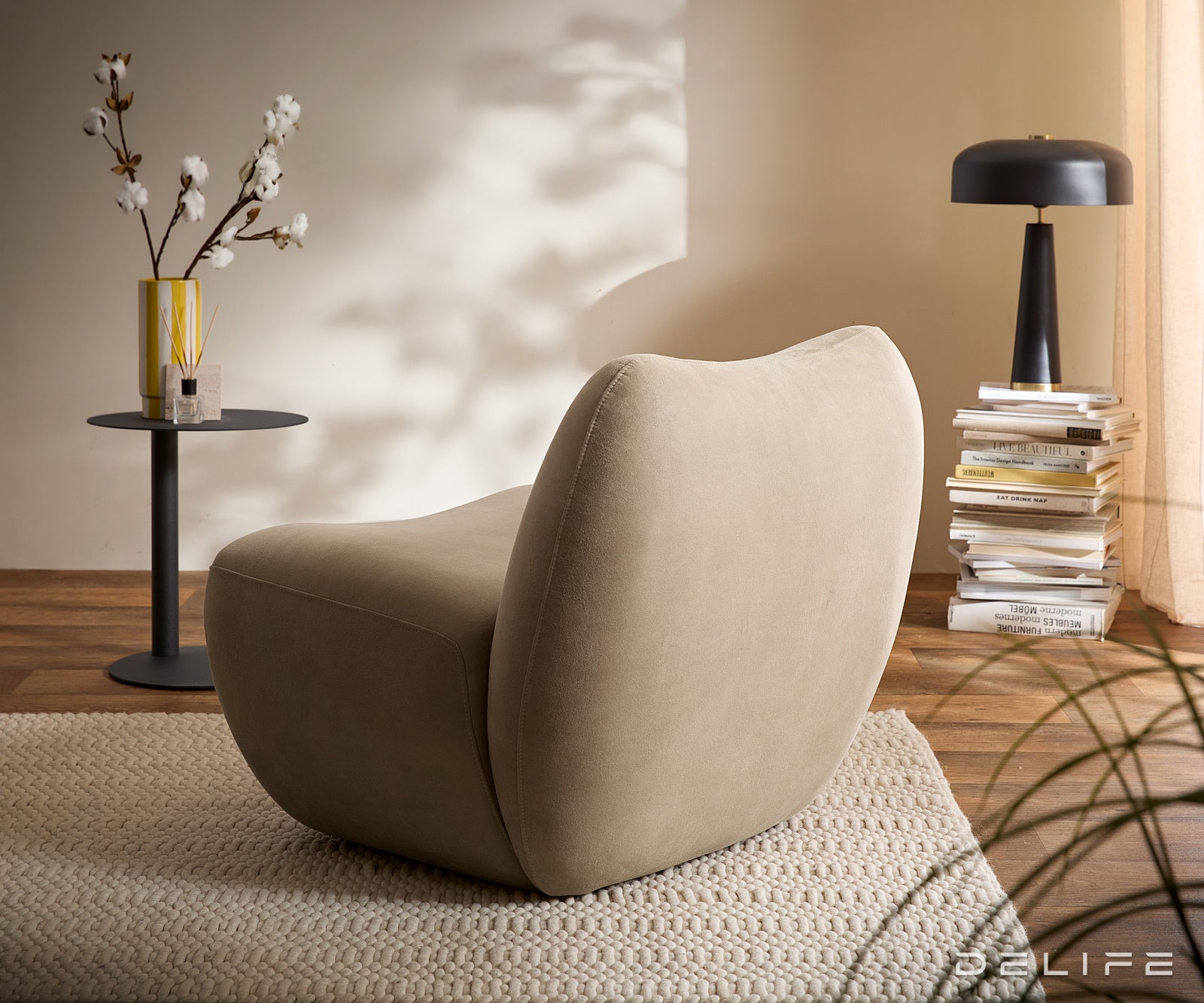 Fotelja Zena 75x84cm, Materijal: Mikrofibra