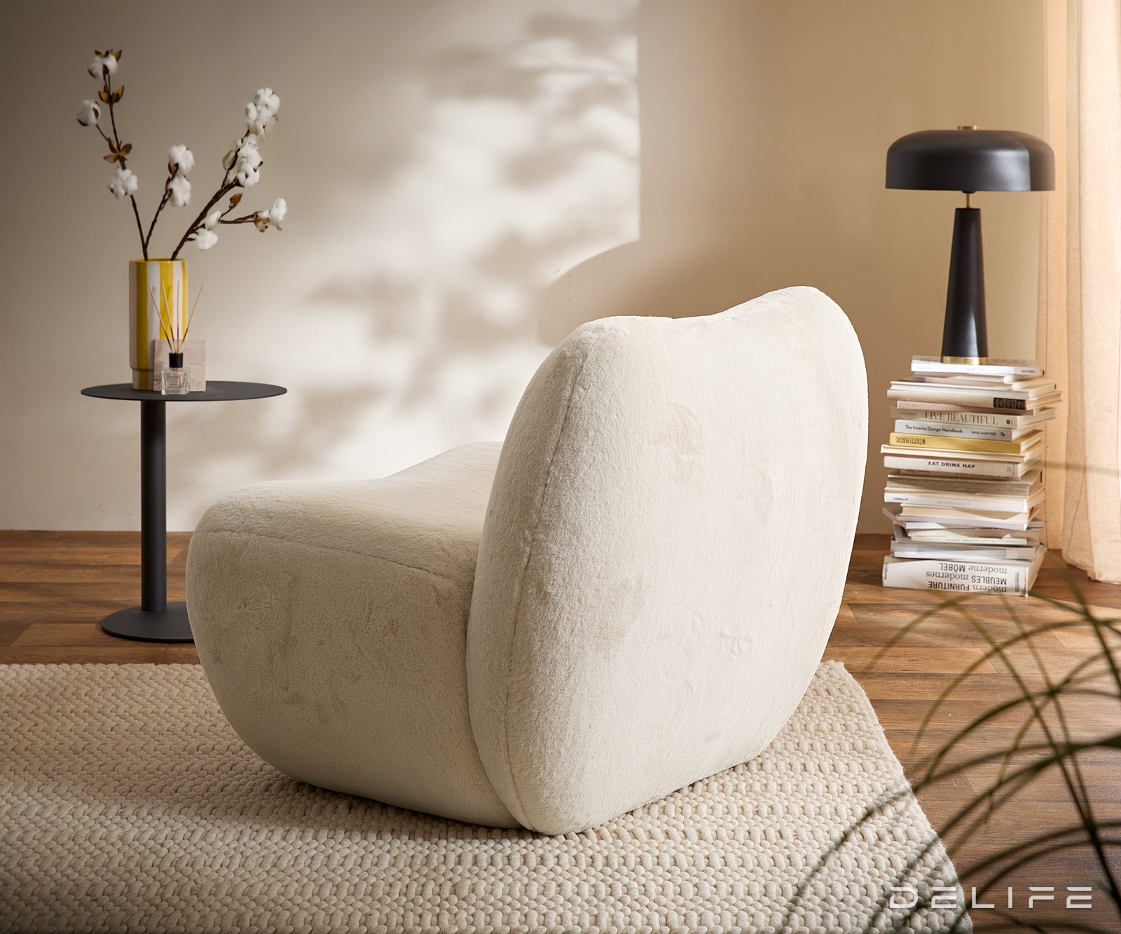 Fotelja Zena 75x84cm, Materijal: Pliš