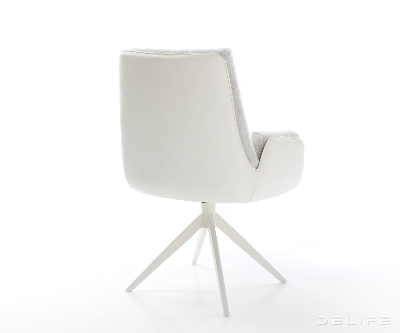 Blagovaonska Stolica Clea, Materijal: Chenille/Koža