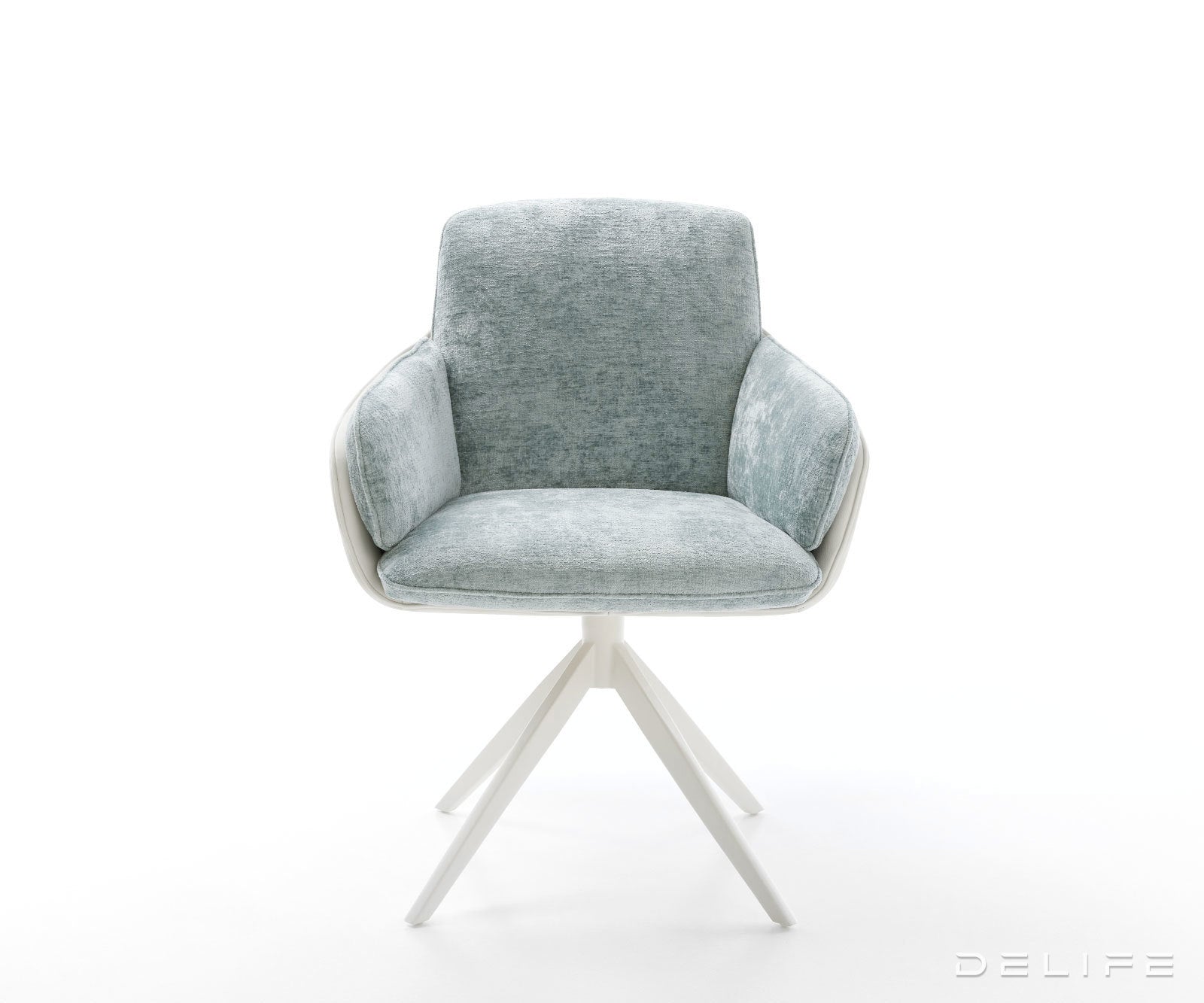 Blagovaonska Stolica Luan, Materijal: Chenille/Koža