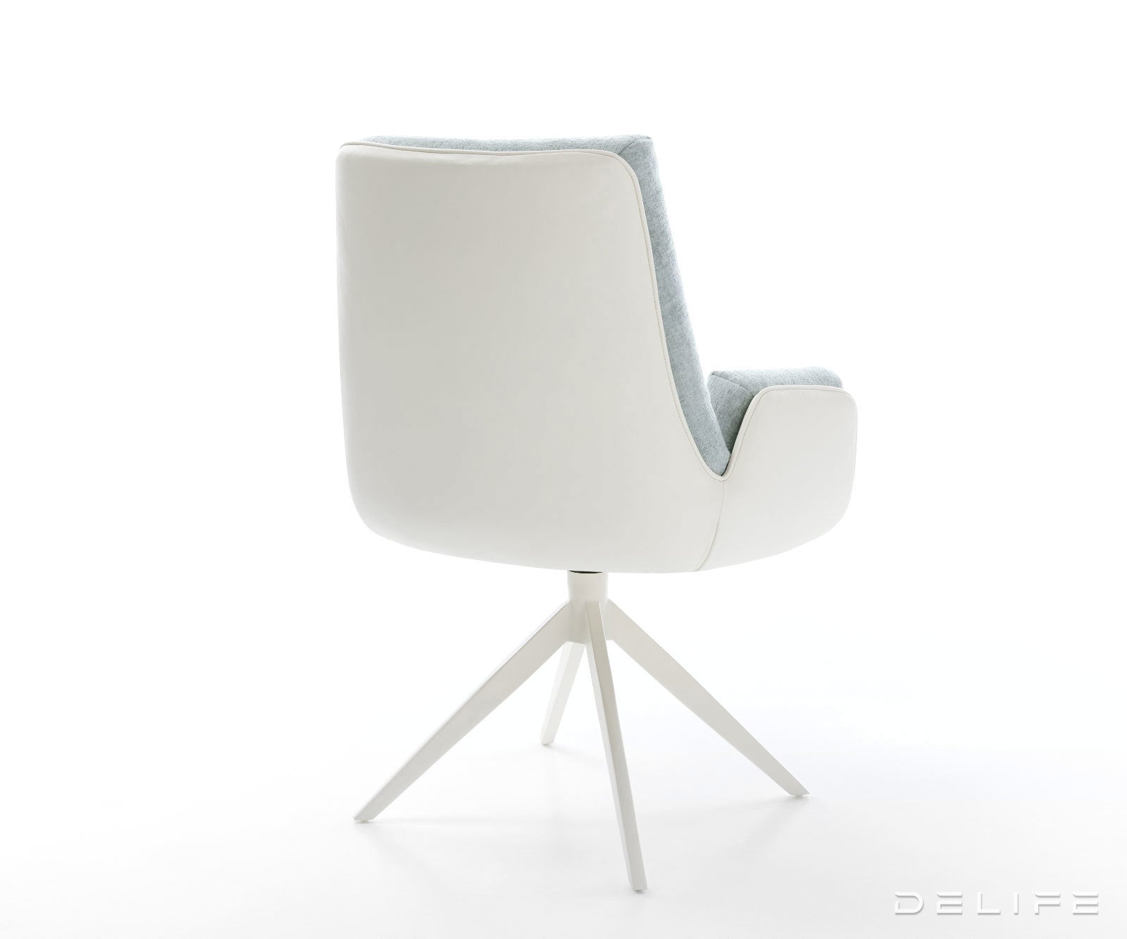 Blagovaonska Stolica Clea, Materijal: Chenille/Koža