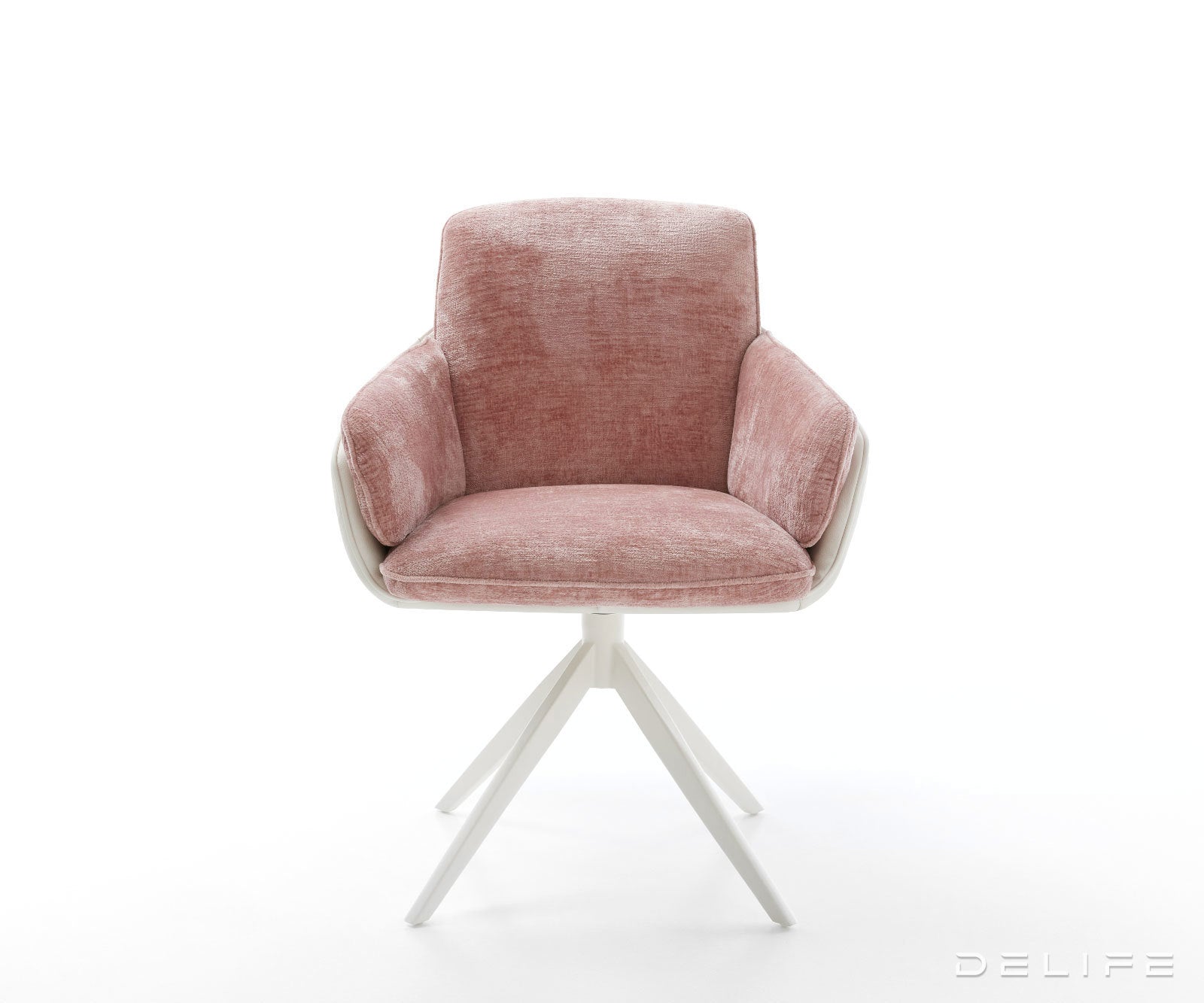 Blagovaonska Stolica Luan, Materijal: Chenille/Koža