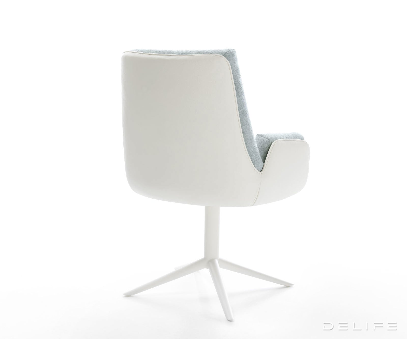 Blagovaonska Stolica Clea, Materijal: Chenille/Koža