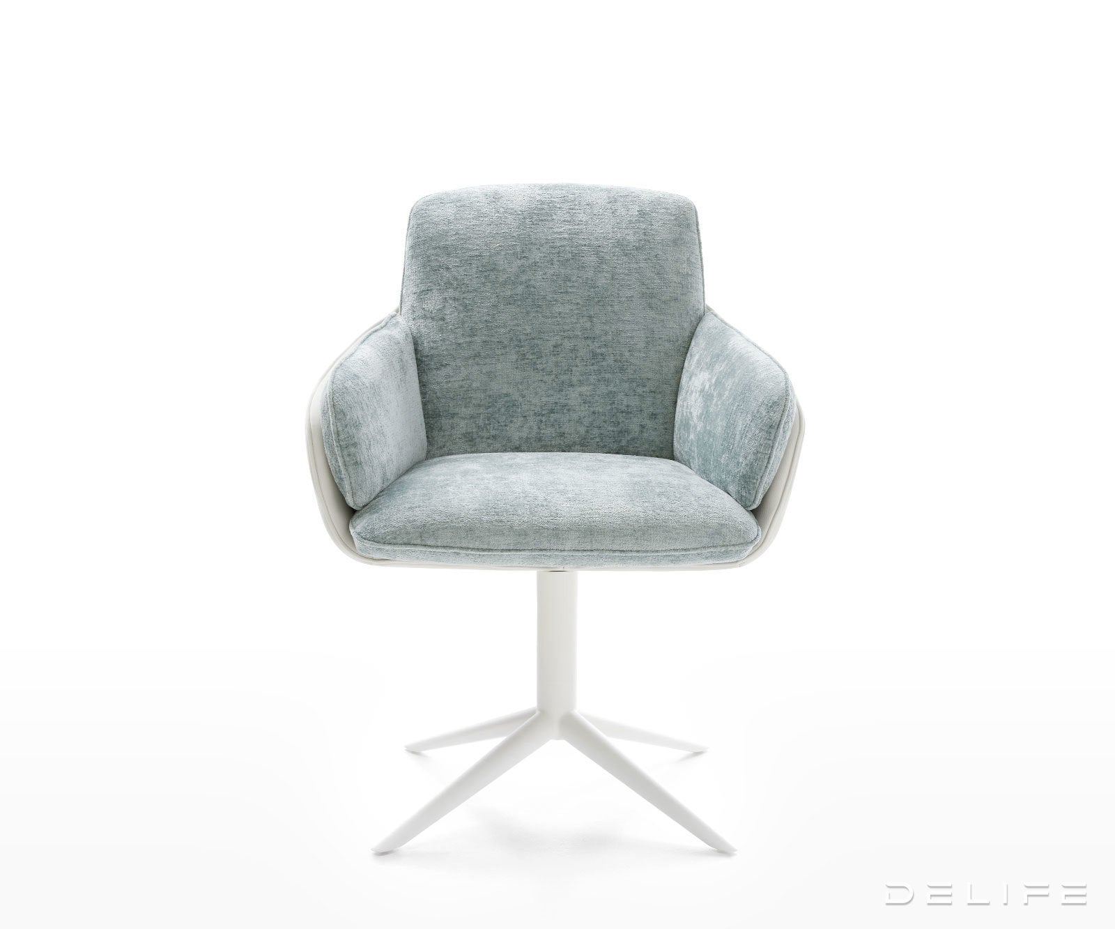 Blagovaonska Stolica Luan, Materijal: Chenille/Koža