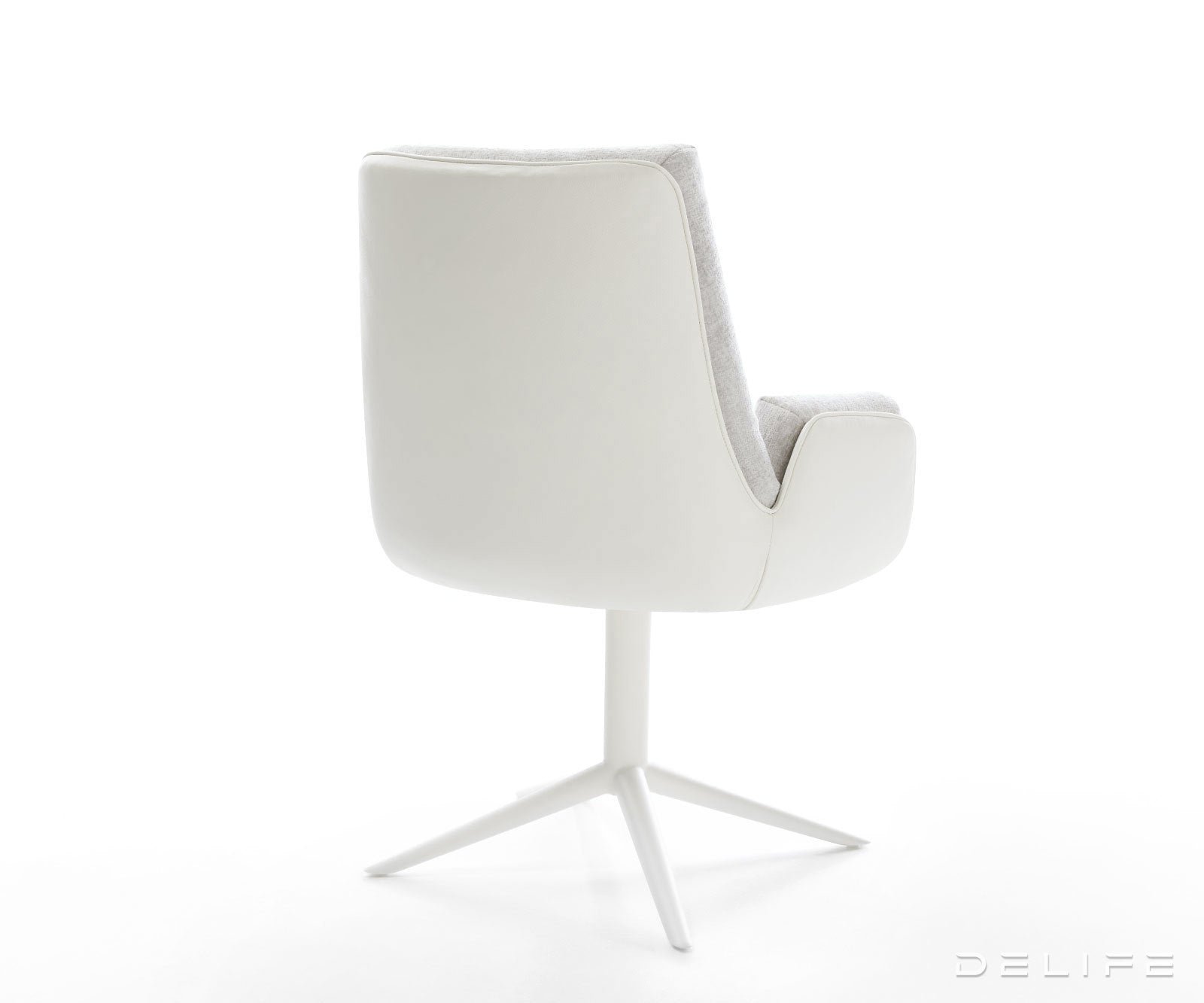 Blagovaonska Stolica Clea, Materijal: Chenille/Koža