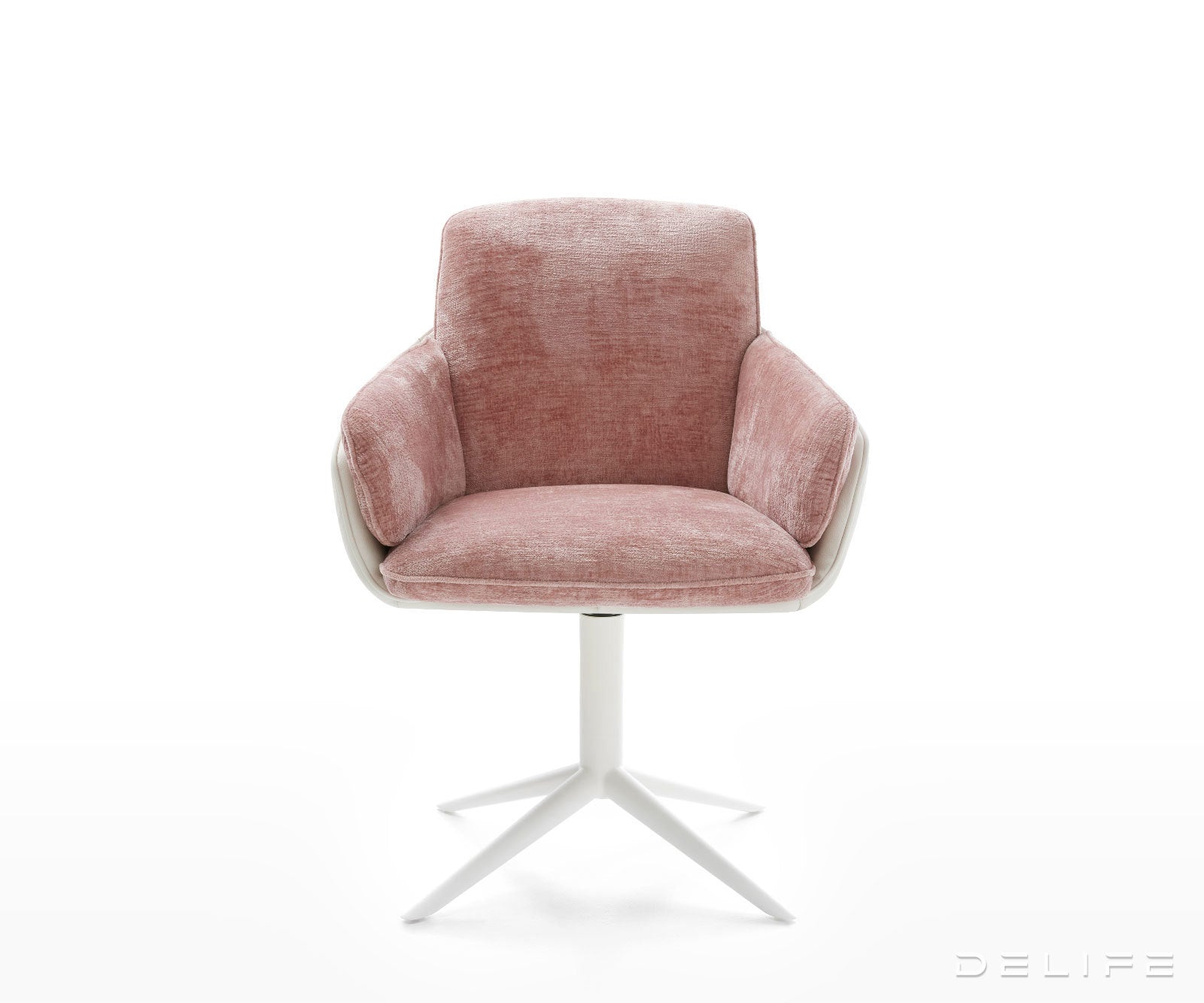 Blagovaonska Stolica Luan, Materijal: Chenille/Koža