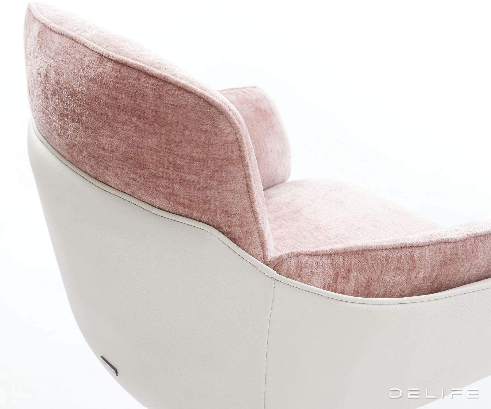 Blagovaonska Stolica Luan, Materijal: Chenille/Koža