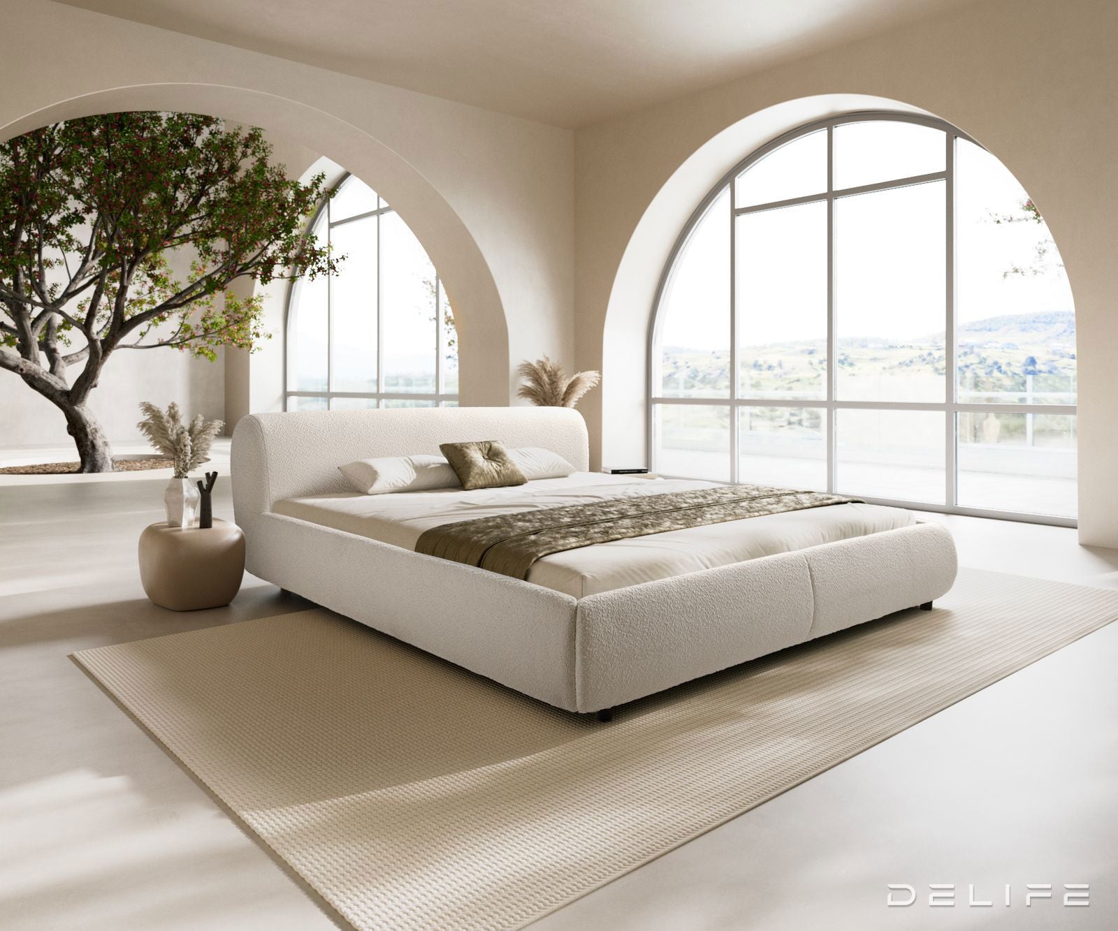 Okvir Kreveta Shona, Materijal: Boucle