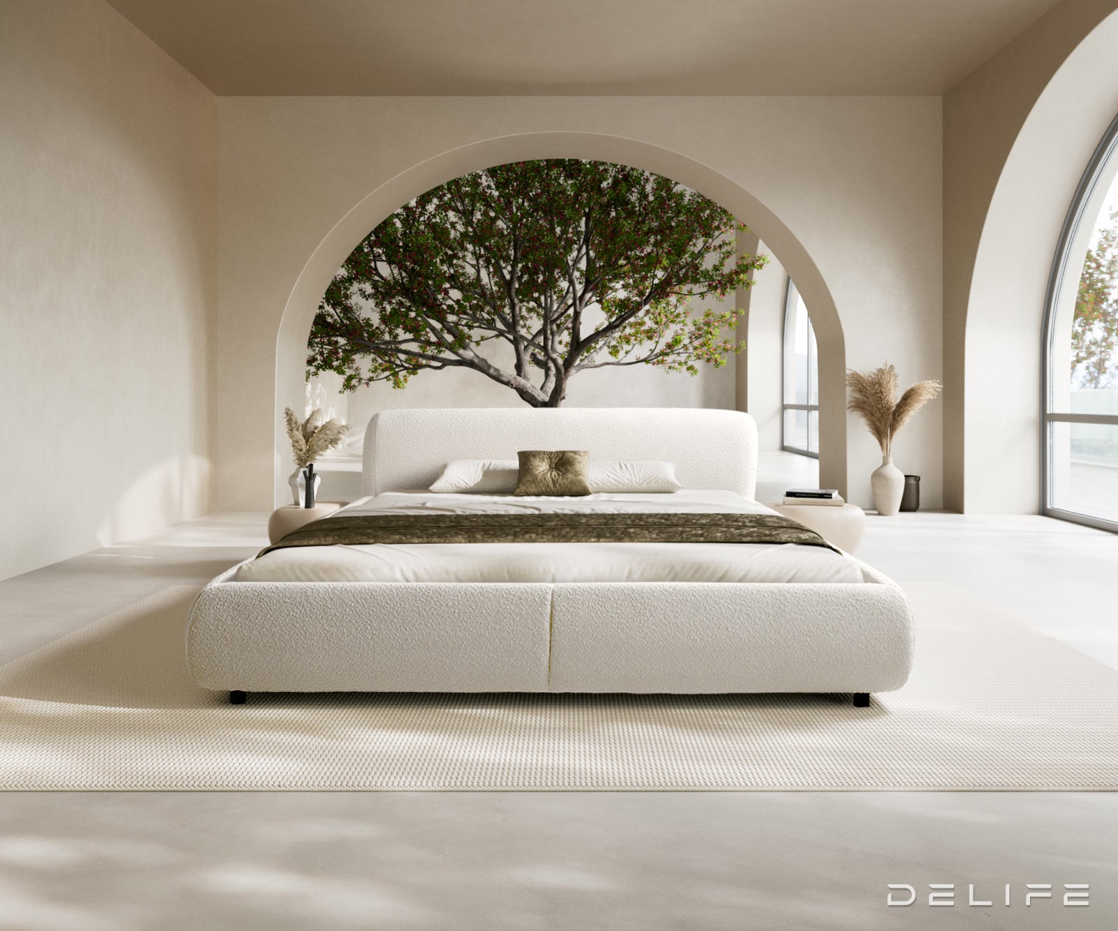 Okvir Kreveta Shona, Materijal: Boucle