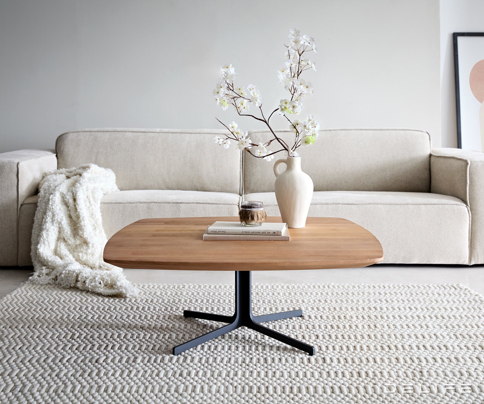 Klub stolić Talita 90x90cm, Materijal: Brijest