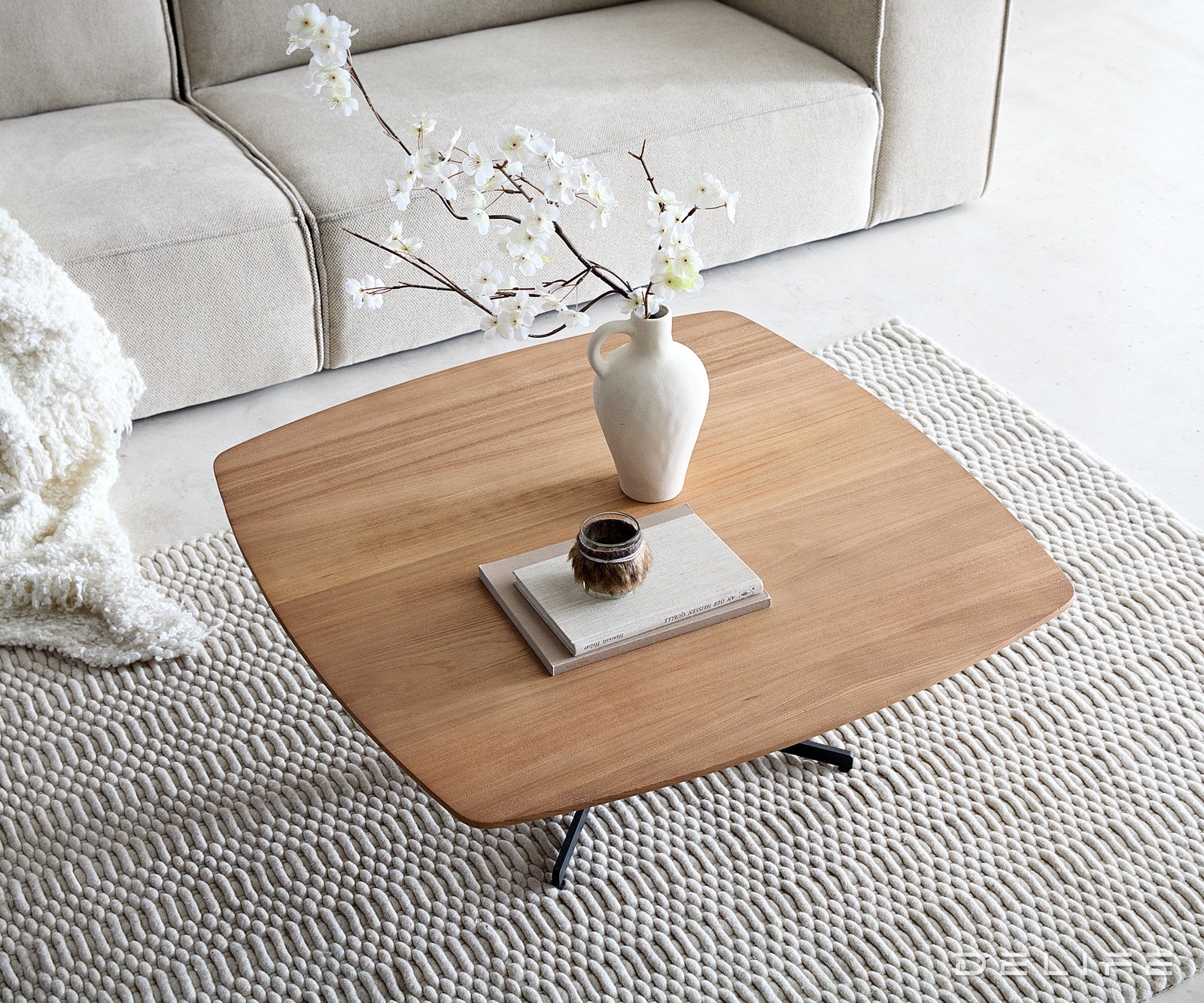 Klub stolić Talita 90x90cm, Materijal: Brijest