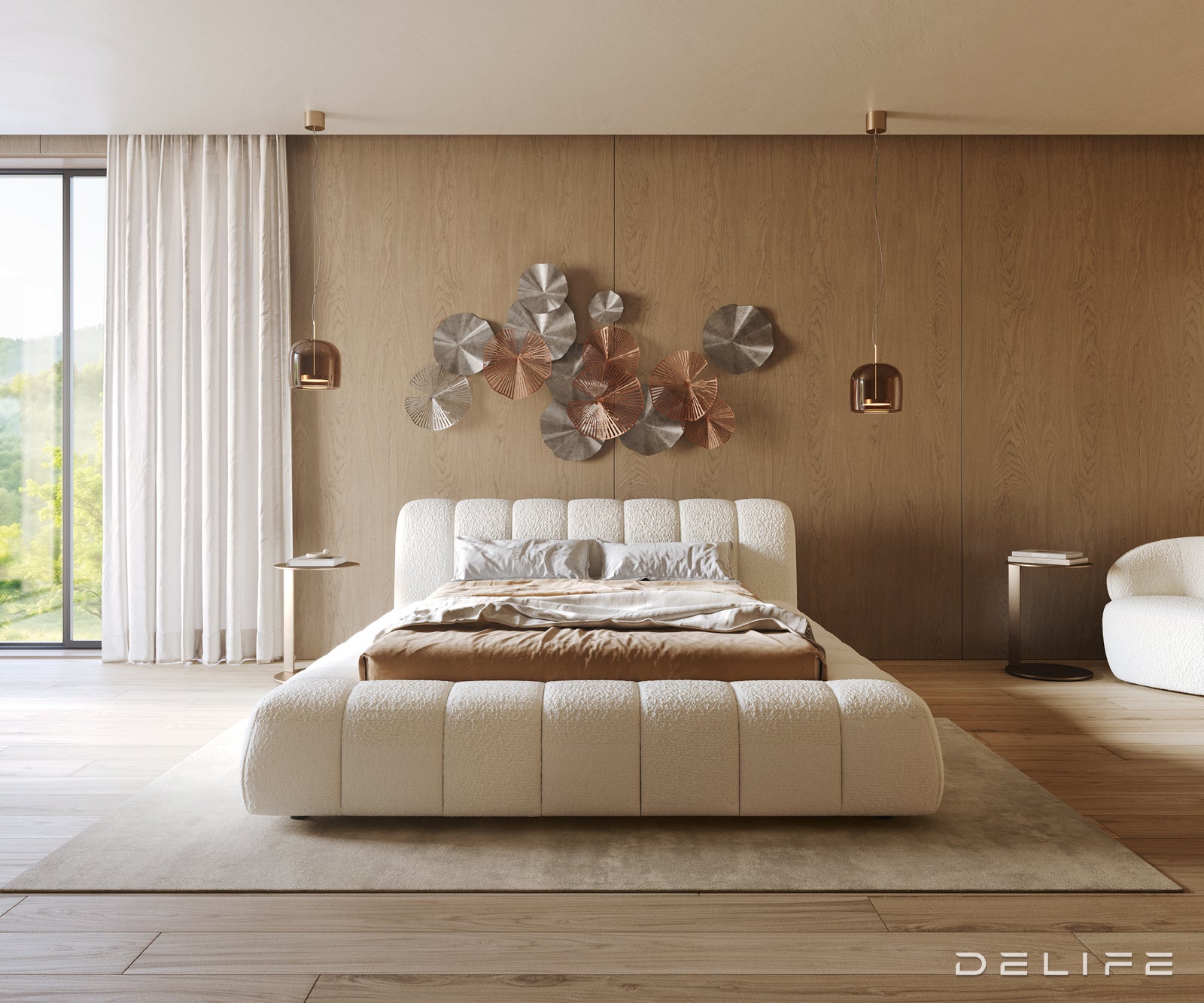 Okvir Kreveta Cutio, Materijal: Boucle