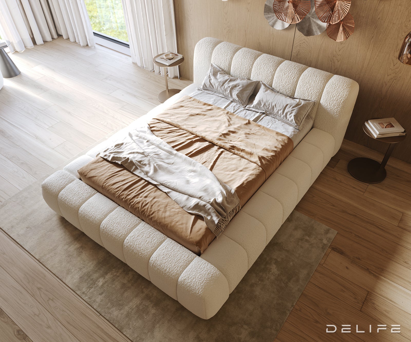 Okvir Kreveta Cutio, Materijal: Boucle