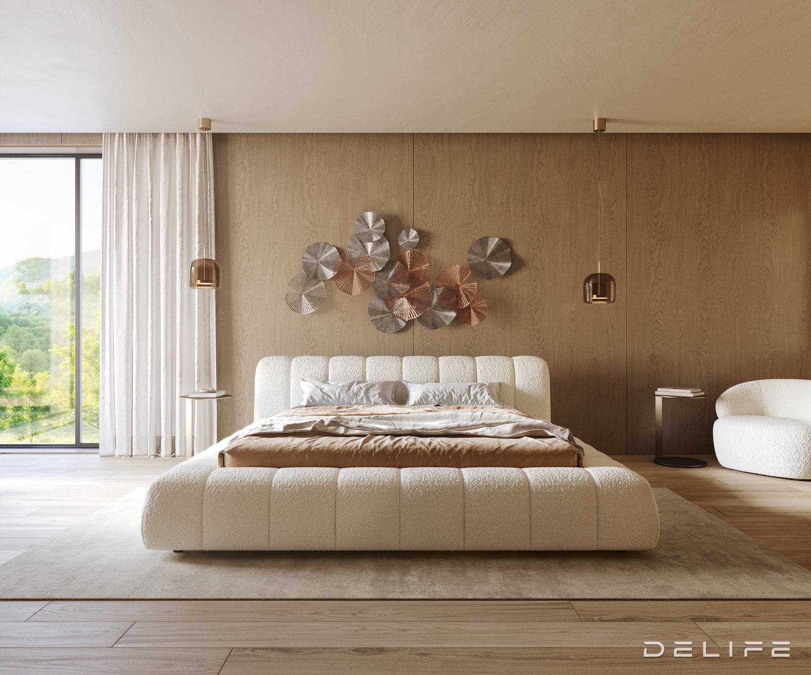 Okvir Kreveta Cutio, Materijal: Boucle