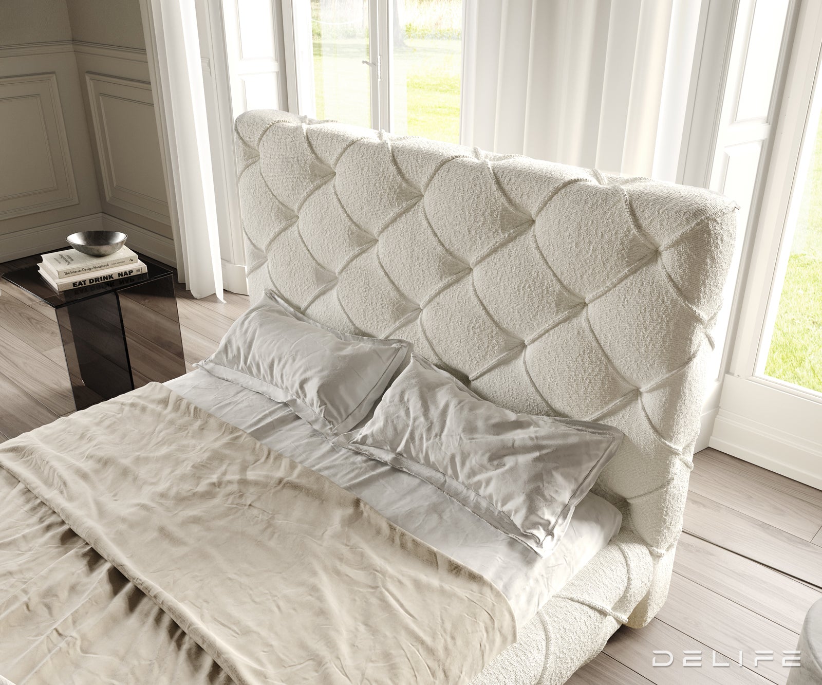 Okvir Kreveta Nayara, Materijal: Boucle