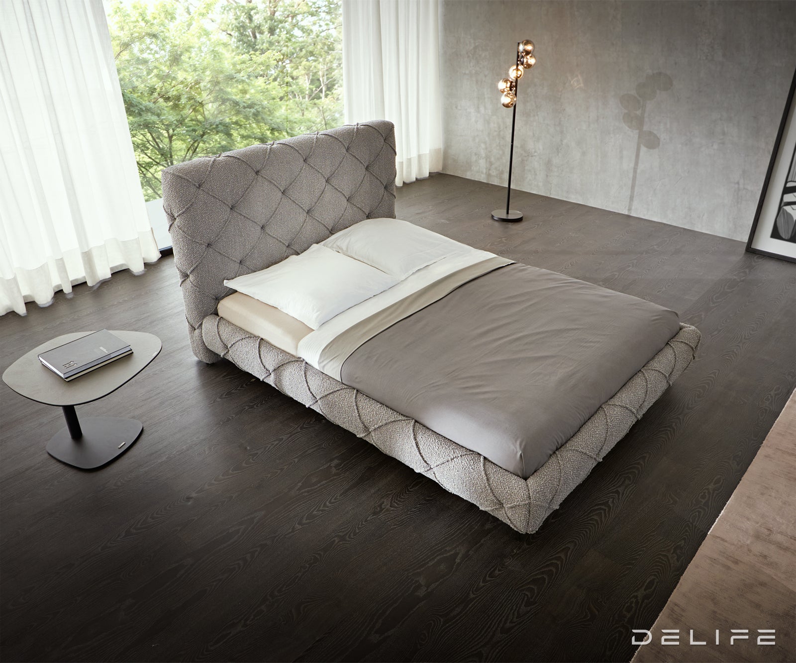 Okvir Kreveta Nayara, Materijal: Boucle