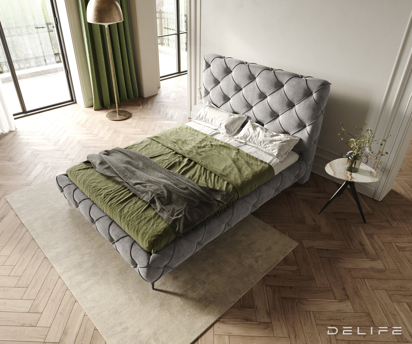 Okvir Kreveta Nayara, Materijal: Mikrofibra