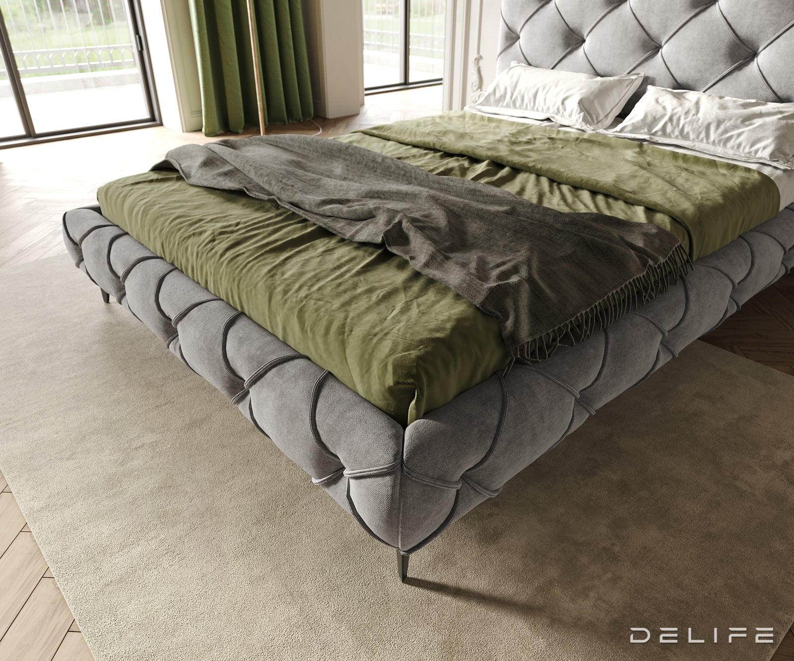 Okvir Kreveta Nayara, Materijal: Mikrofibra