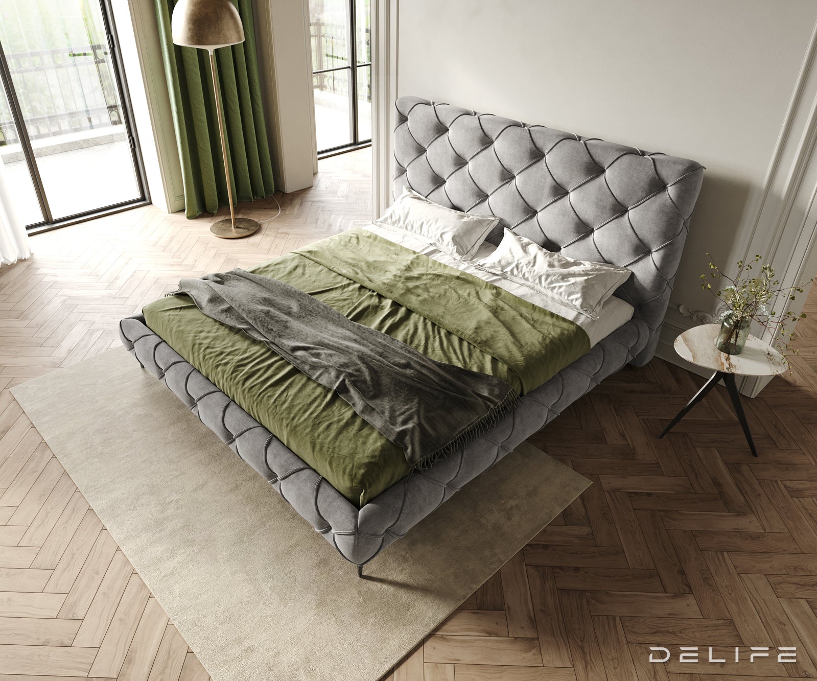 Okvir Kreveta Nayara, Materijal: Mikrofibra