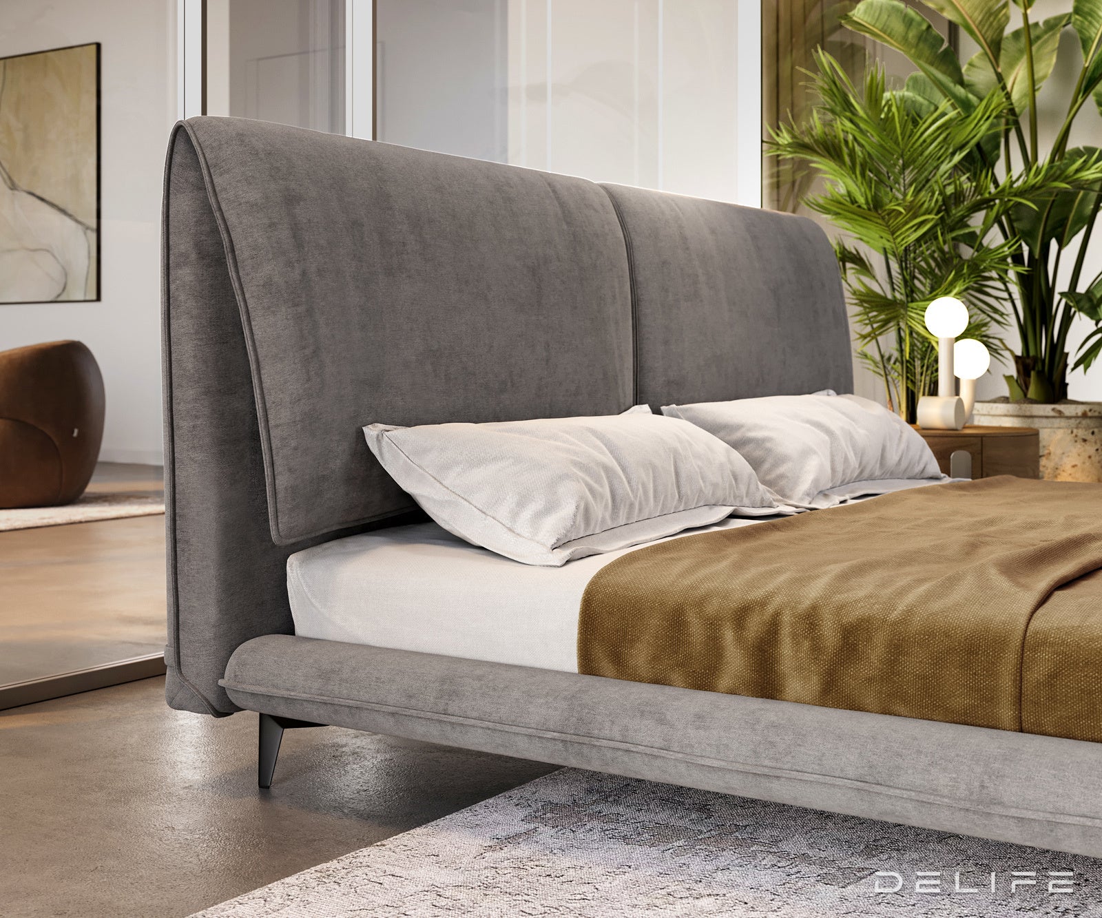 Okvir Kreveta Cousino, Materijal: Mikrofibra