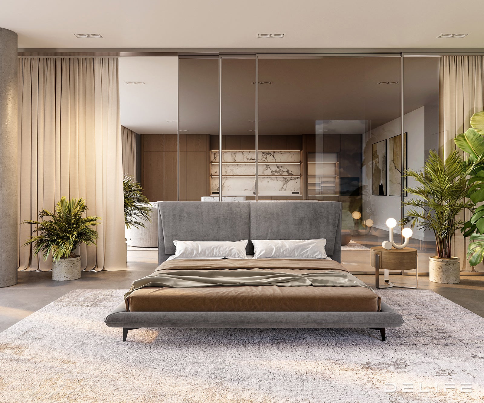 Okvir Kreveta Cousino, Materijal: Mikrofibra