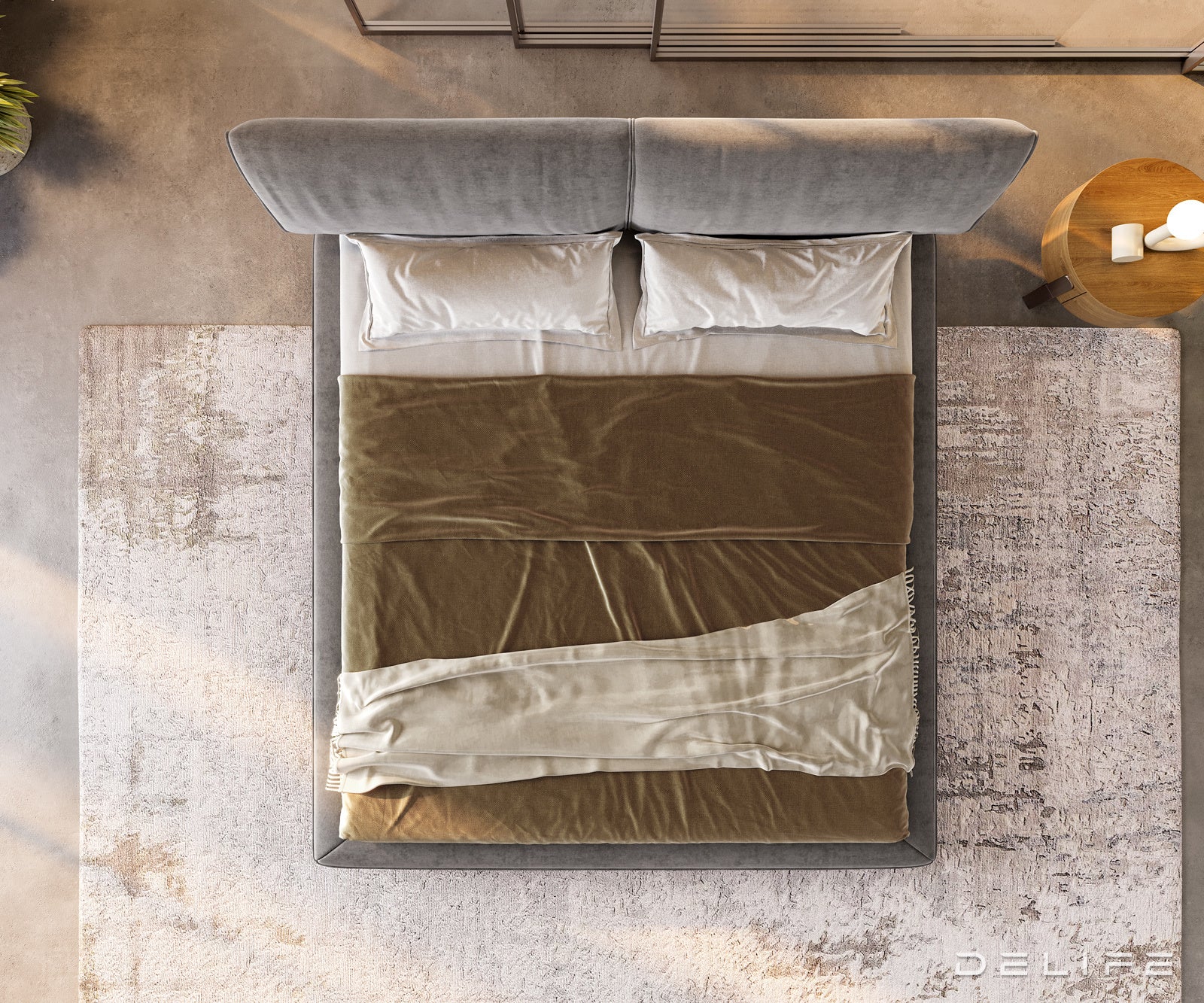 Okvir Kreveta Cousino, Materijal: Mikrofibra