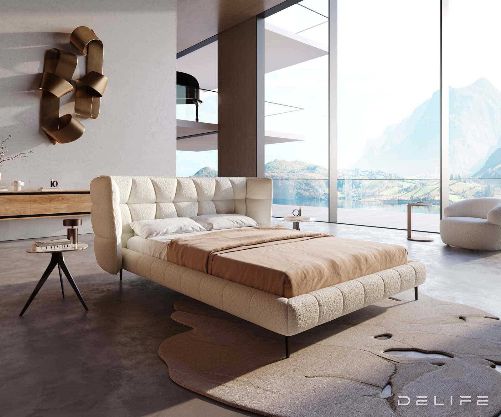 Okvir Kreveta Capujo, Materijal: Boucle