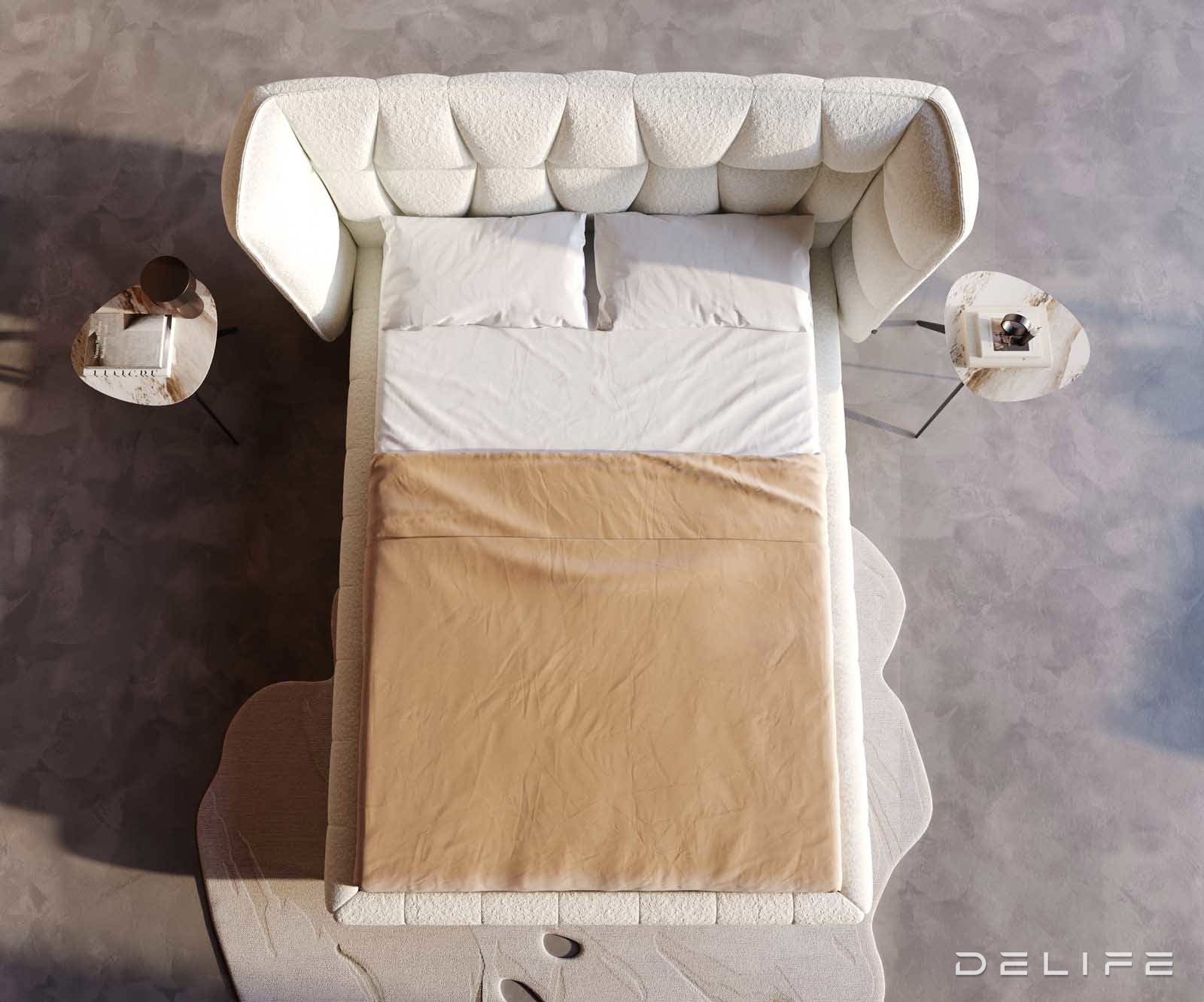 Okvir Kreveta Capujo, Materijal: Boucle