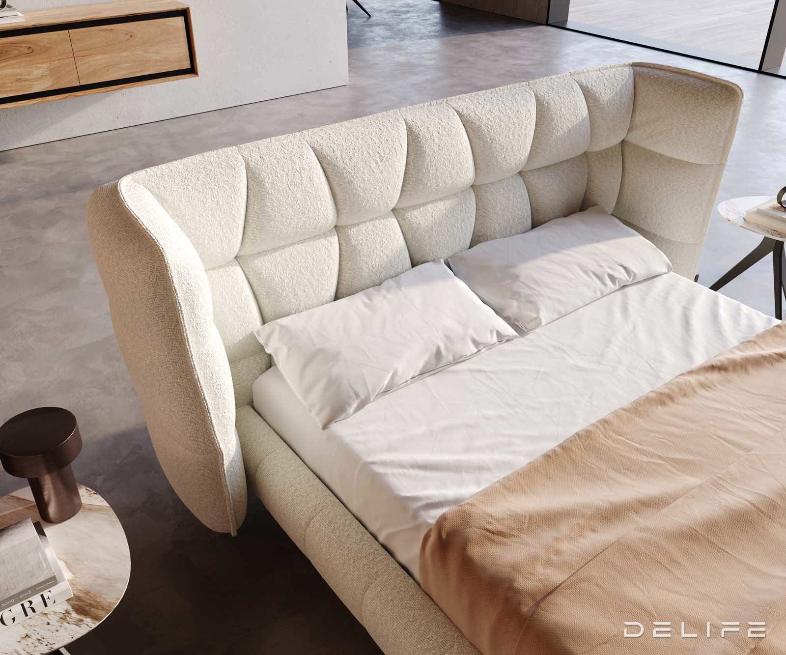 Okvir Kreveta Capujo, Materijal: Boucle