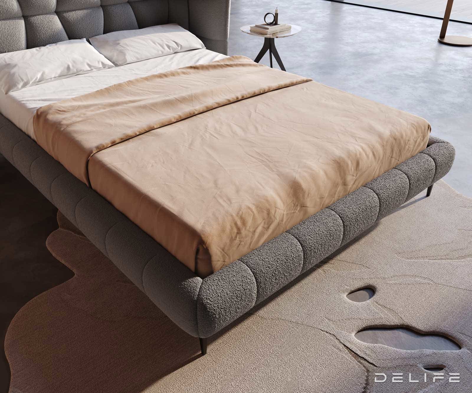 Okvir Kreveta Capujo, Materijal: Boucle