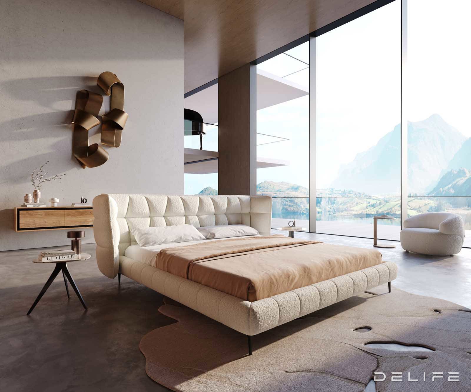 Okvir Kreveta Capujo, Materijal: Boucle