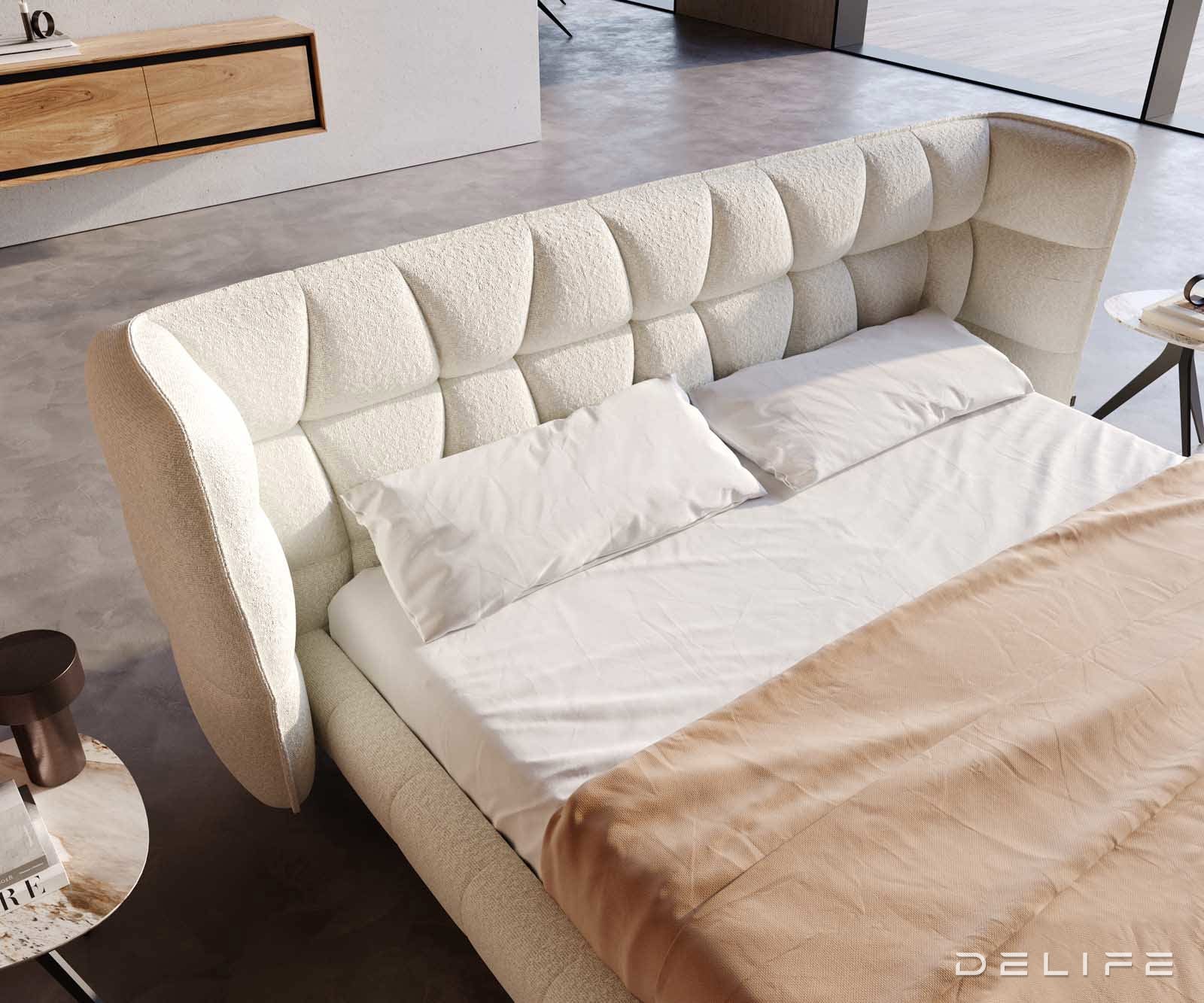 Okvir Kreveta Capujo, Materijal: Boucle